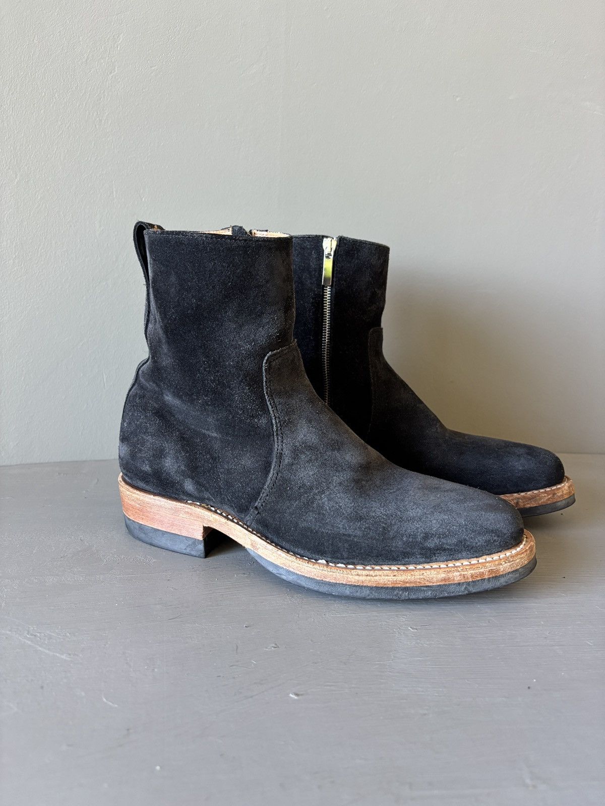 Viberg Viberg Side Zip Boot Mens Black (UK 7/US 8) Size US 8 / EU 41 - 10 Thumbnail
