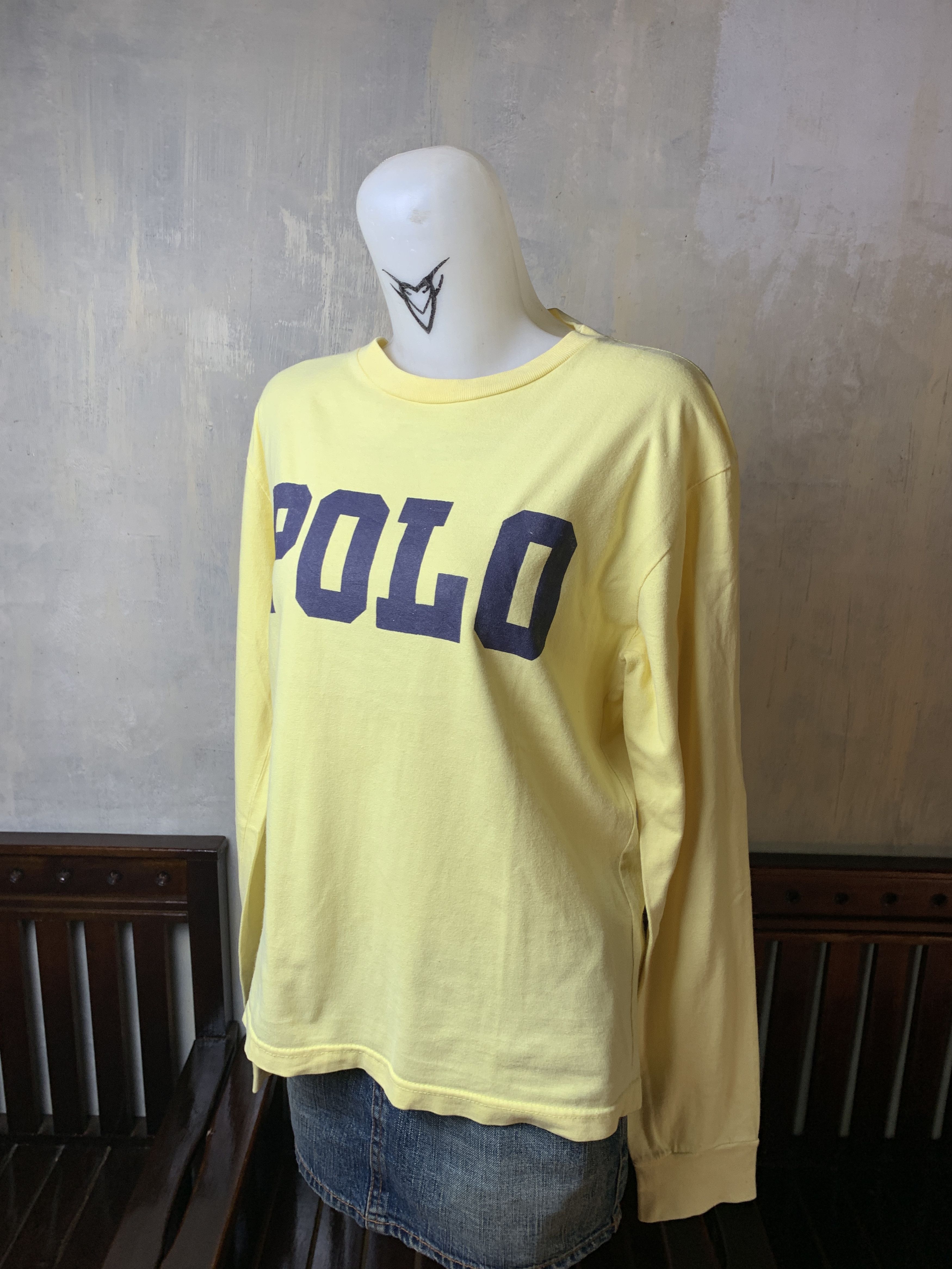 Polo Ralph Lauren 1990s Polo by Ralph Lauren Spell Out Tee (M) Size M / US 6-8 / IT 42-44 - 2 Thumbnail