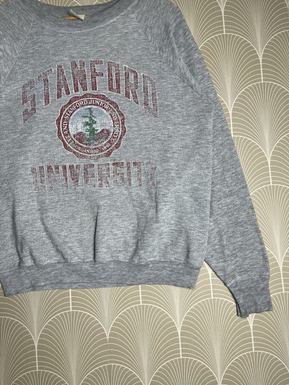 Fruit Of The Loom × Vintage VINTAGE STANFORD UNIVERSITY CREWNECK 50/50 ALMOST PAPERTHIN Size US L / EU 52-54 / 3 - 4 Thumbnail