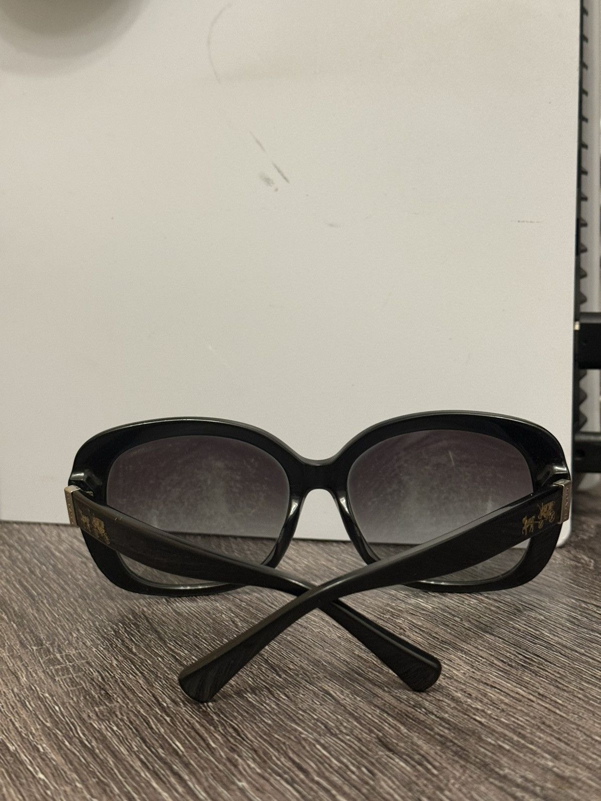 Coach Coach HC8158F Black Sunglasses – Used – 58□17 Size ONE SIZE - 4 Thumbnail