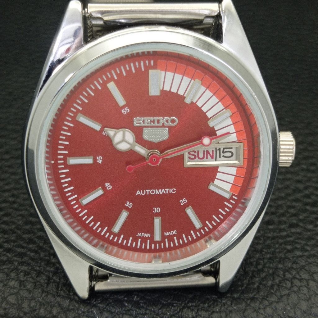 Seiko REFURBISHED VINTAGE SEIKO 5 AUTO JAPAN MENS WATCH a440728 Size 38 - 4 Thumbnail