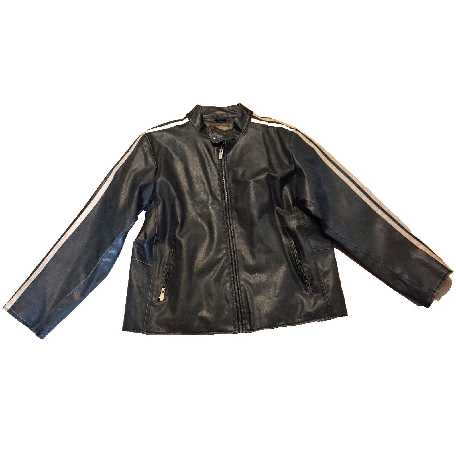 Arizona Jean Co. Men's VTG Arizona Jean Co Biker Motorcycle Jacket Black XL Size US XL / EU 56 / 4 - 1 Thumbnail
