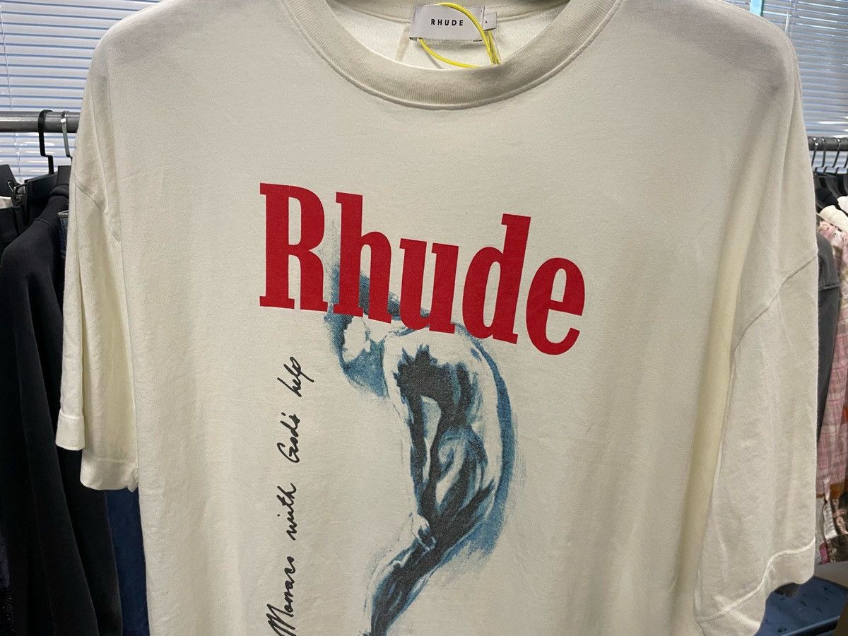Rhude Rhude God Helps Me Tee Size US S / EU 44-46 / 1 - 8 Thumbnail
