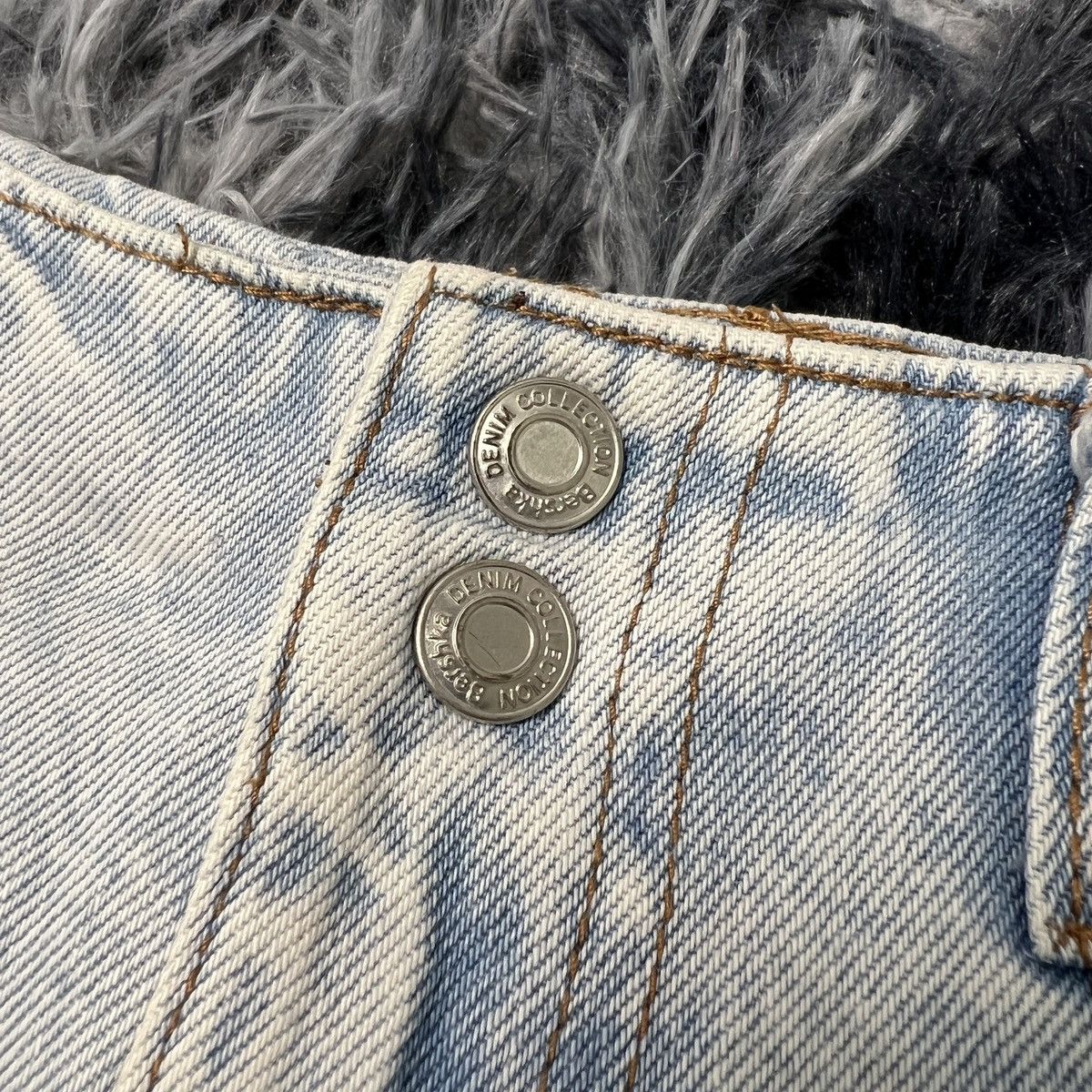 Bershka Bershka Denim Wide Loose Cargo Pants Size 26" / US 2 / IT 38 - 5 Thumbnail