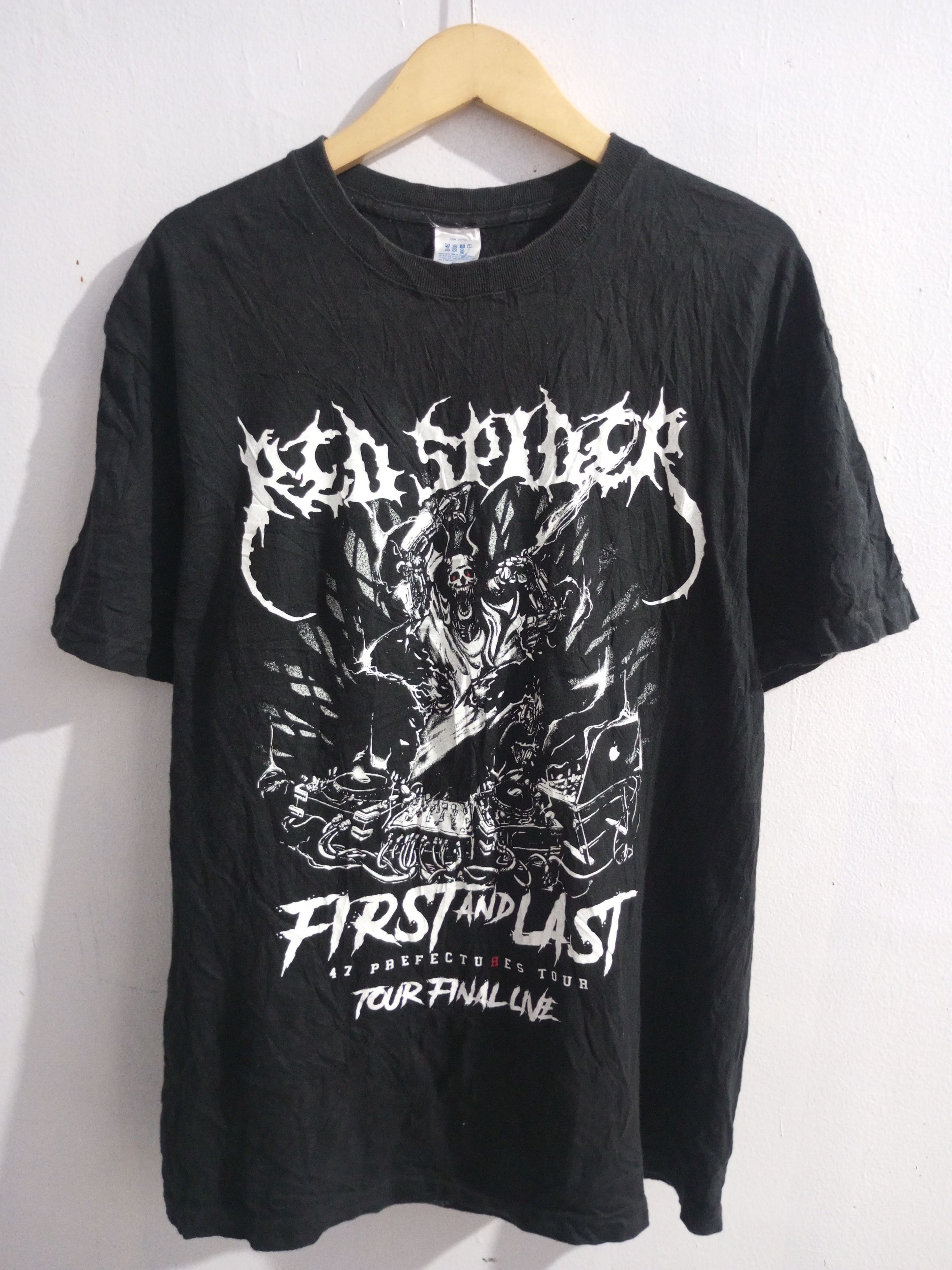 Hysteric Glamour Sun faded Red Spider 47 prefectures tour first and last tee Size US XL / EU 56 / 4 - 1 Thumbnail