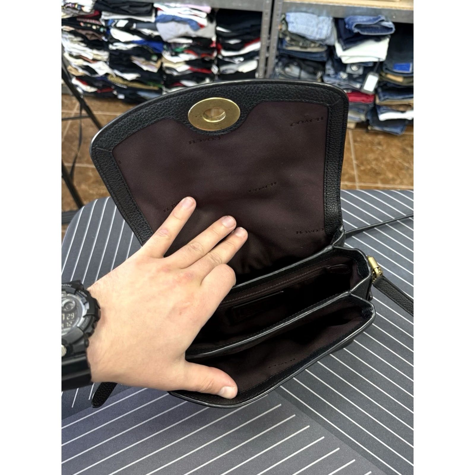Coach Coach Cassie Crossbody Leather Bag Luxury Rare Black Woman OS Size ONE SIZE - 5 Thumbnail