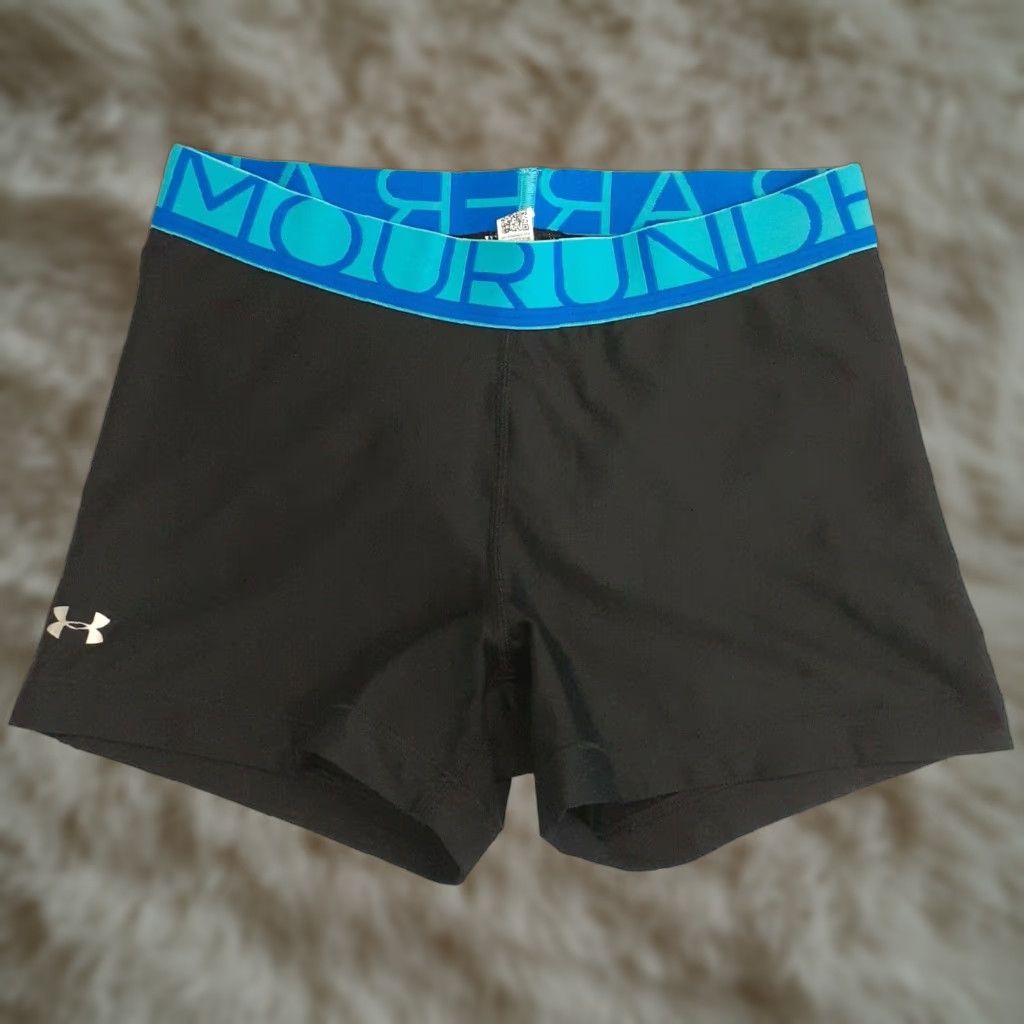 Under Armour Under Armour Running Compression Shorts Womens XS Black Inseam 3" Waist 24" Regular Fit Activewear Running & Jogging Size 42" / US 20 - 1 Thumbnail