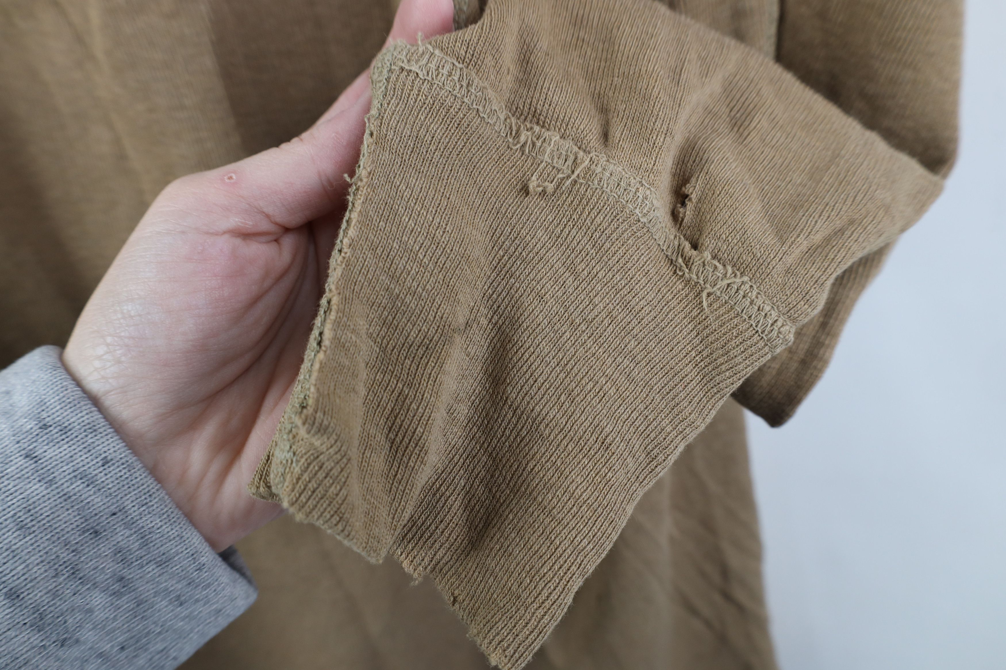 Vintage Vintage USGI Ribbed Knit Henley Undershirt T-Shirt USA Size US XL / EU 56 / 4 - 12 Thumbnail