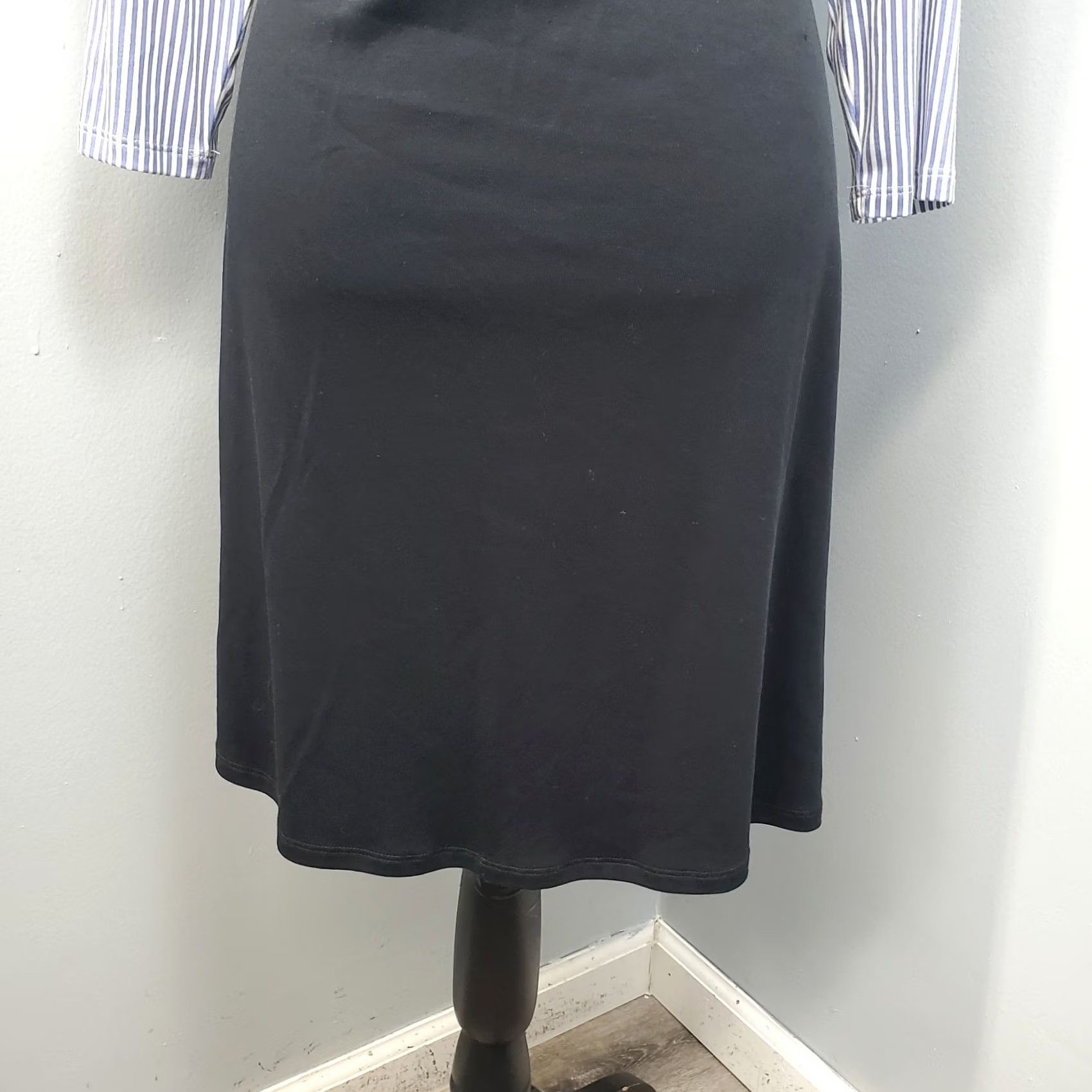 J. Jill J. Jill Womens Shift Dress Mult Striped Knit Casual Long Sleeve Round Neck PL Size Size L / US 10 / IT 46 - 4 Thumbnail