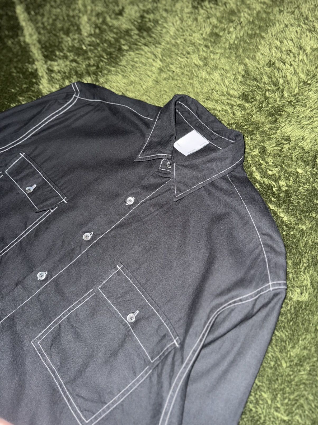 Japanese Brand [2] 8division x Brownyard Collaboration Tencel Stitch Shirt Size US XL / EU 56 / 4 - 2 Thumbnail