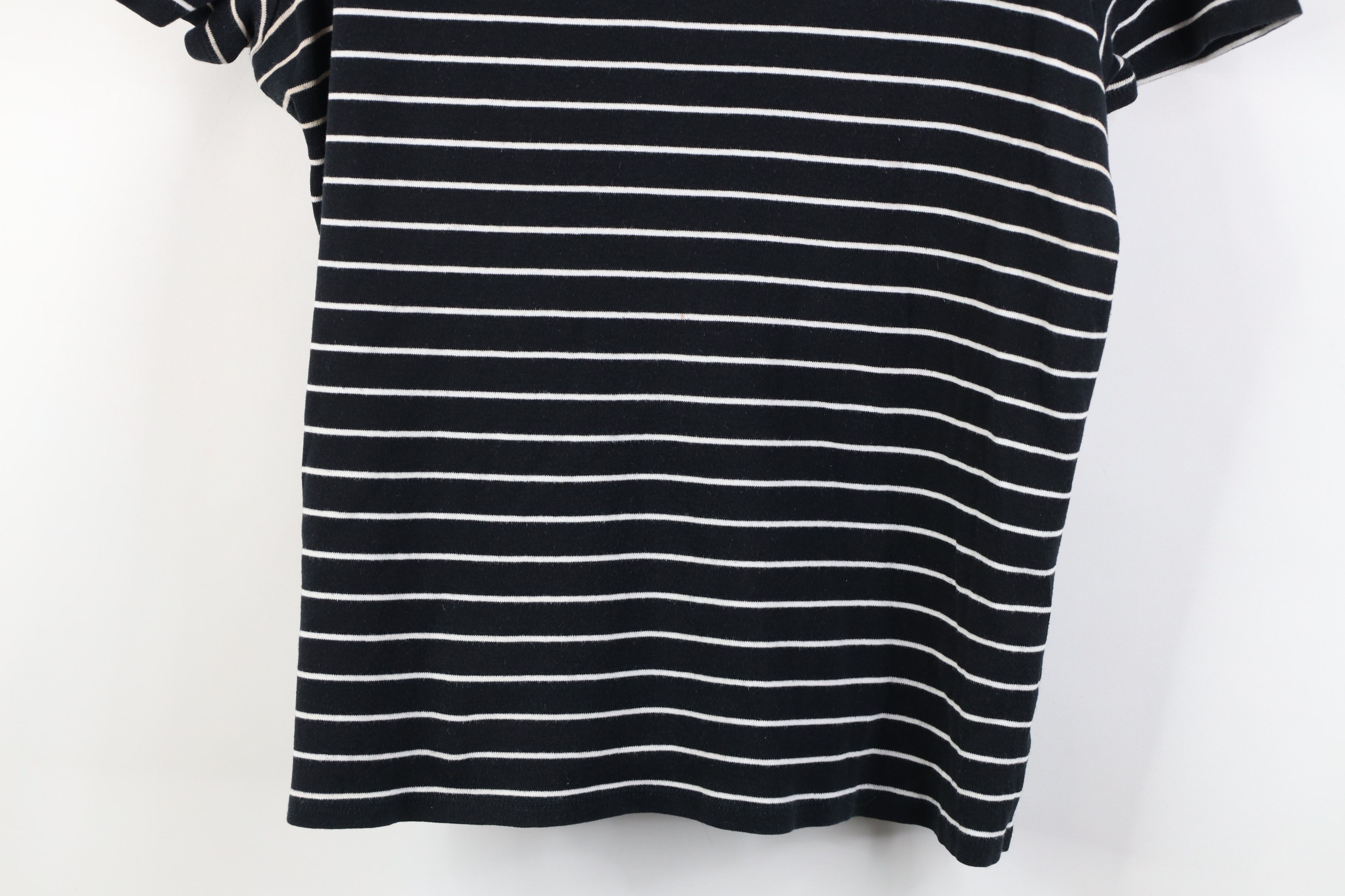 Ralph Lauren Vintage 90s Y2K Ralph Lauren Ribbed Knit T-Shirt Black Size L / US 10 / IT 46 - 3 Thumbnail