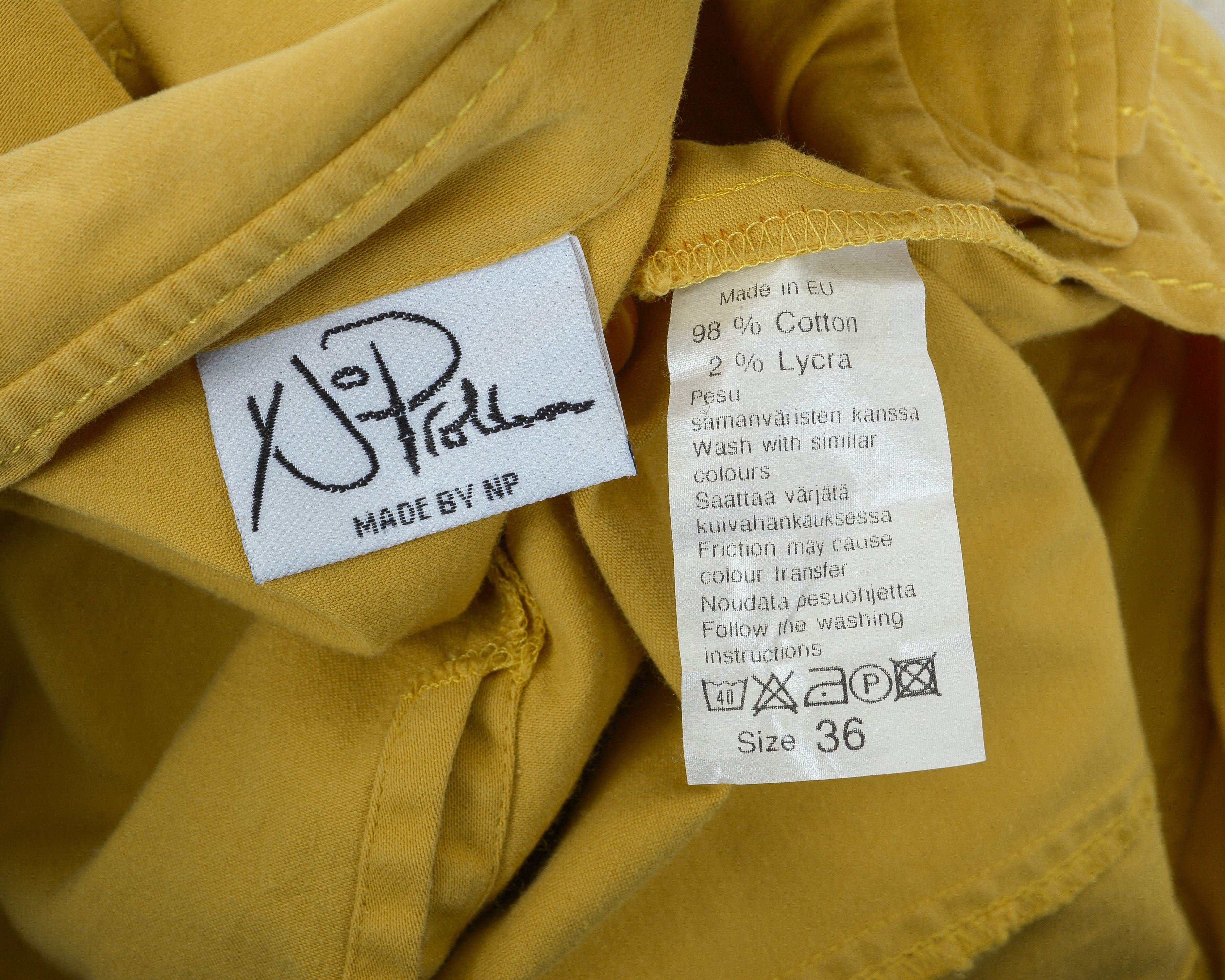 Other × Vintage NP Yellow Jacket Button Up Blazer Sport Coat Padded Shoulder Size S / US 4 / IT 40 - 12 Thumbnail