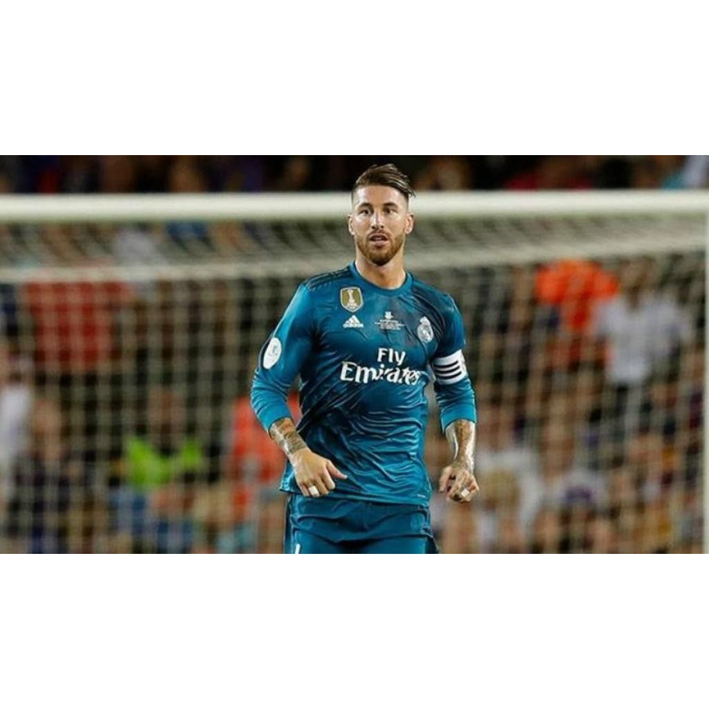 Adidas Ramos Real Madrid 2017 2018 SUPERCUP Third Soccer Jersey M Size US M / EU 48-50 / 2 - 8 Thumbnail
