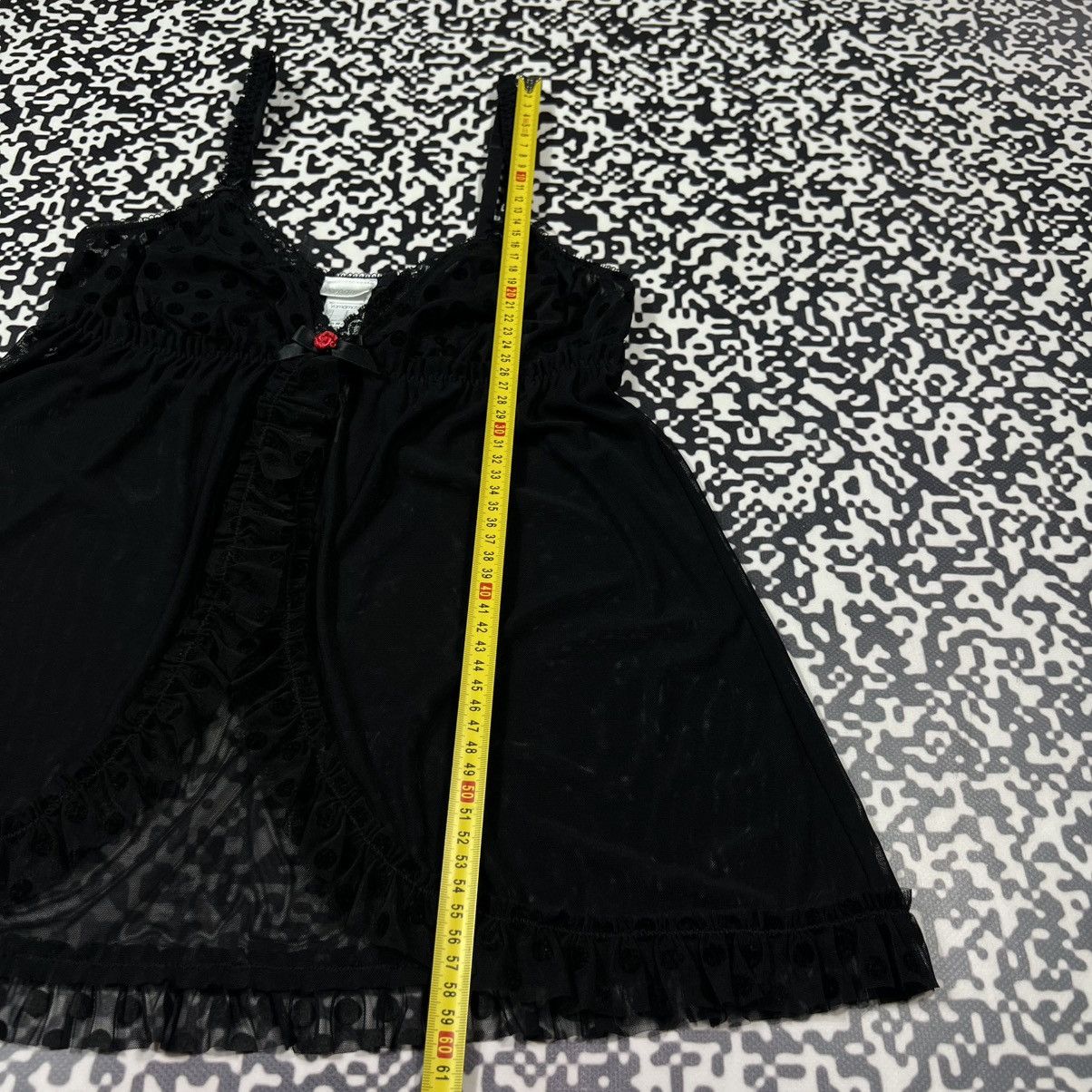 Vintage Vintage Y2K Sexy Mesh Retro Body Doll Night Wear Tank Top Size S / US 4 / IT 40 - 12 Thumbnail