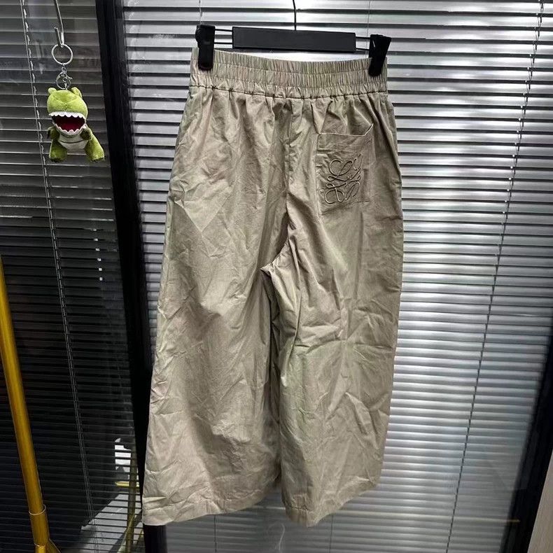 Loewe loewe Khaki logo pants 2506-Nextarrow Size US 26 / EU 42 - 1 Thumbnail