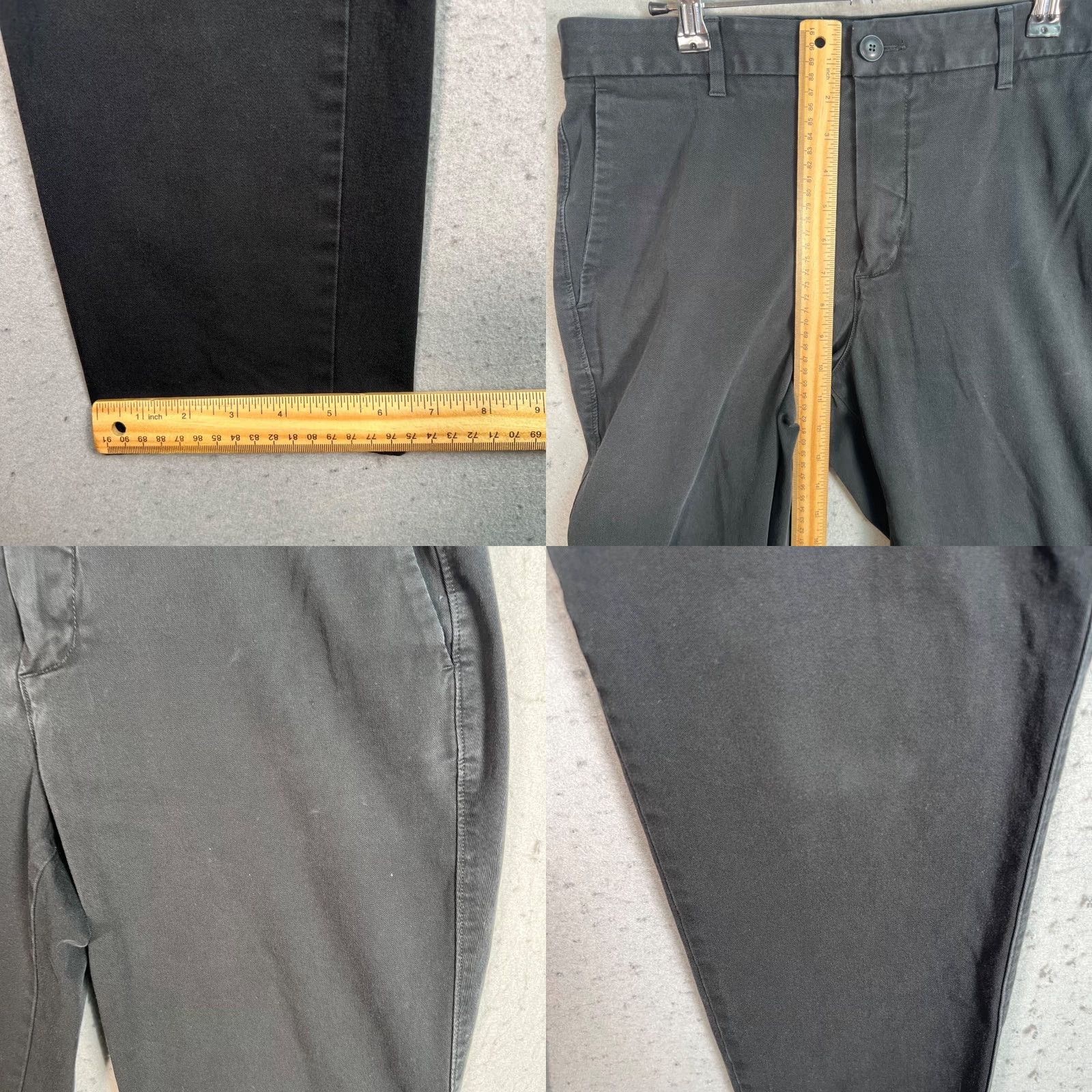 Everlane Everlane Athletic Fit Chino Pants Mens Size 32 Black Inseam 28 Size US 32 / EU 48 - 8 Thumbnail