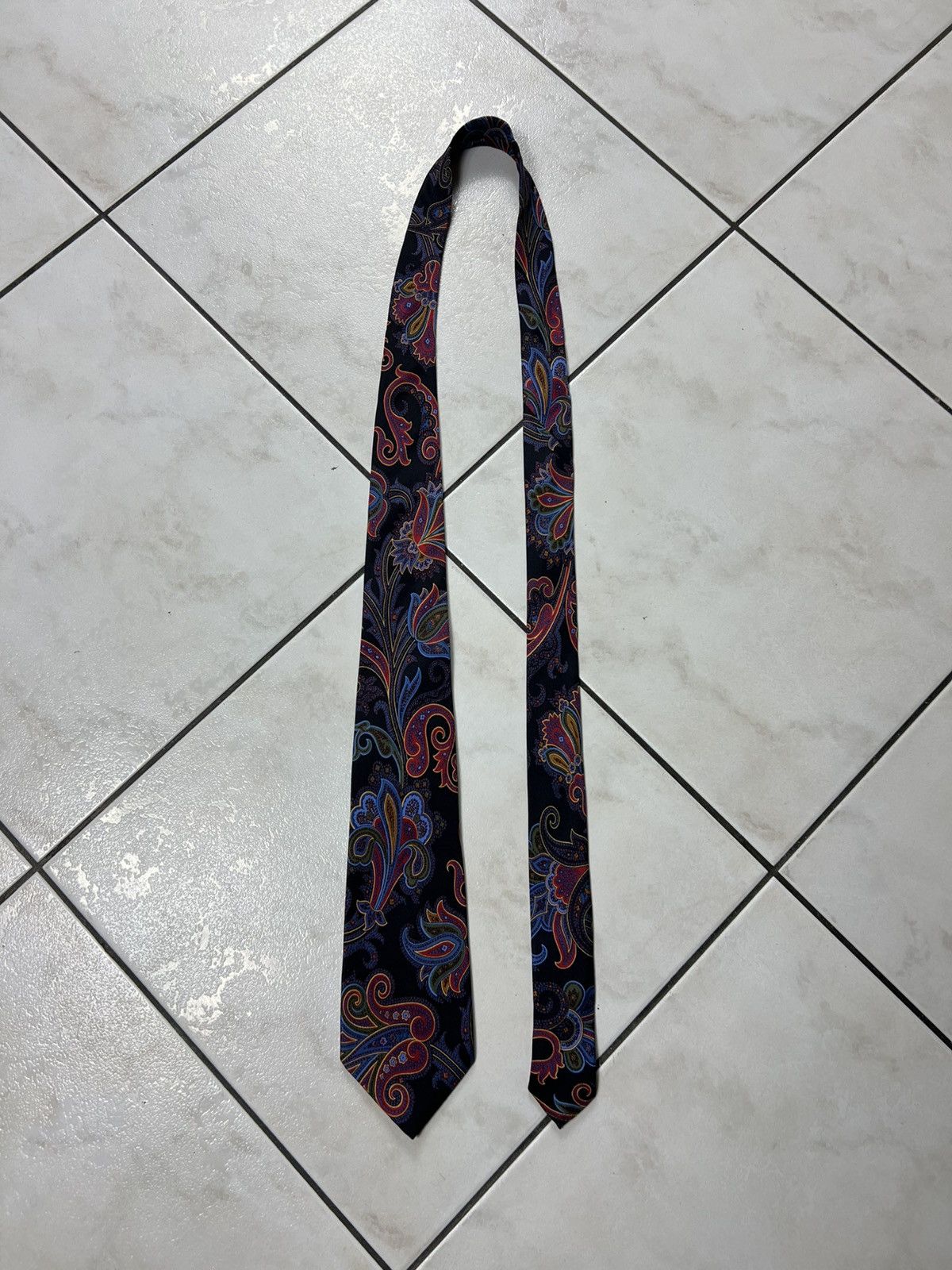 Ralph Lauren Ralph Lauren silk tie luxury floral psychedelic patterned Size ONE SIZE - 7 Thumbnail