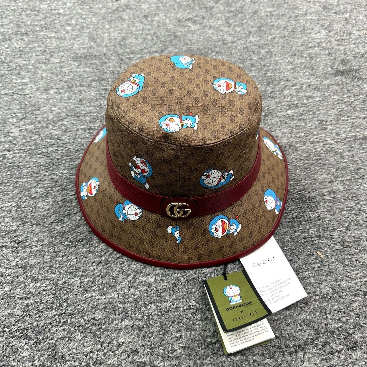 Gucci Gucci Co-branded Doraemon Old Flower Fisherman Hat 2501-Nex Size ONE SIZE - 3 Thumbnail