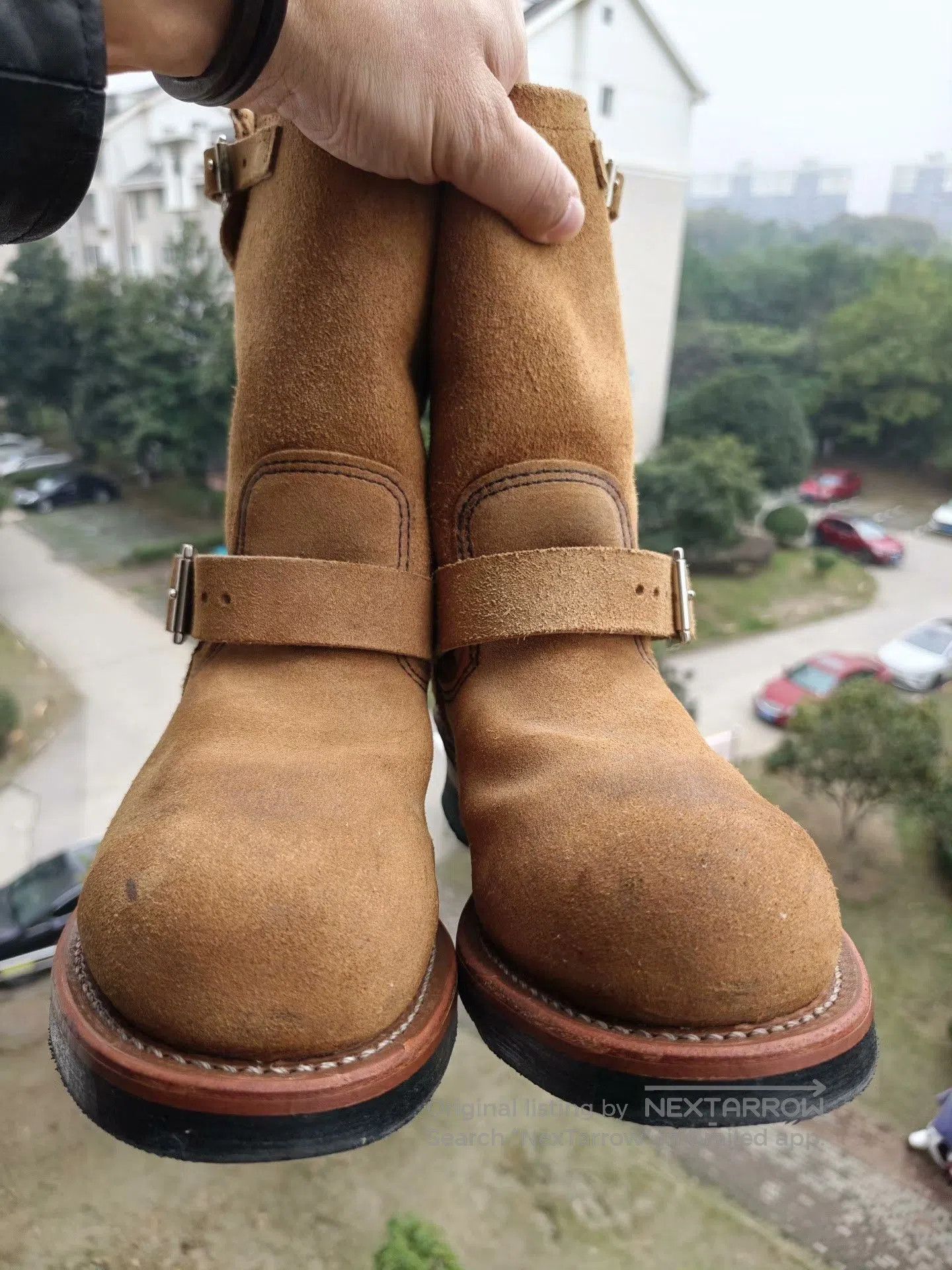 Red Wing Red Wing 8178 Suede Engineer Work Boot. Size US 7.5 / EU 40-41 - 3 Thumbnail
