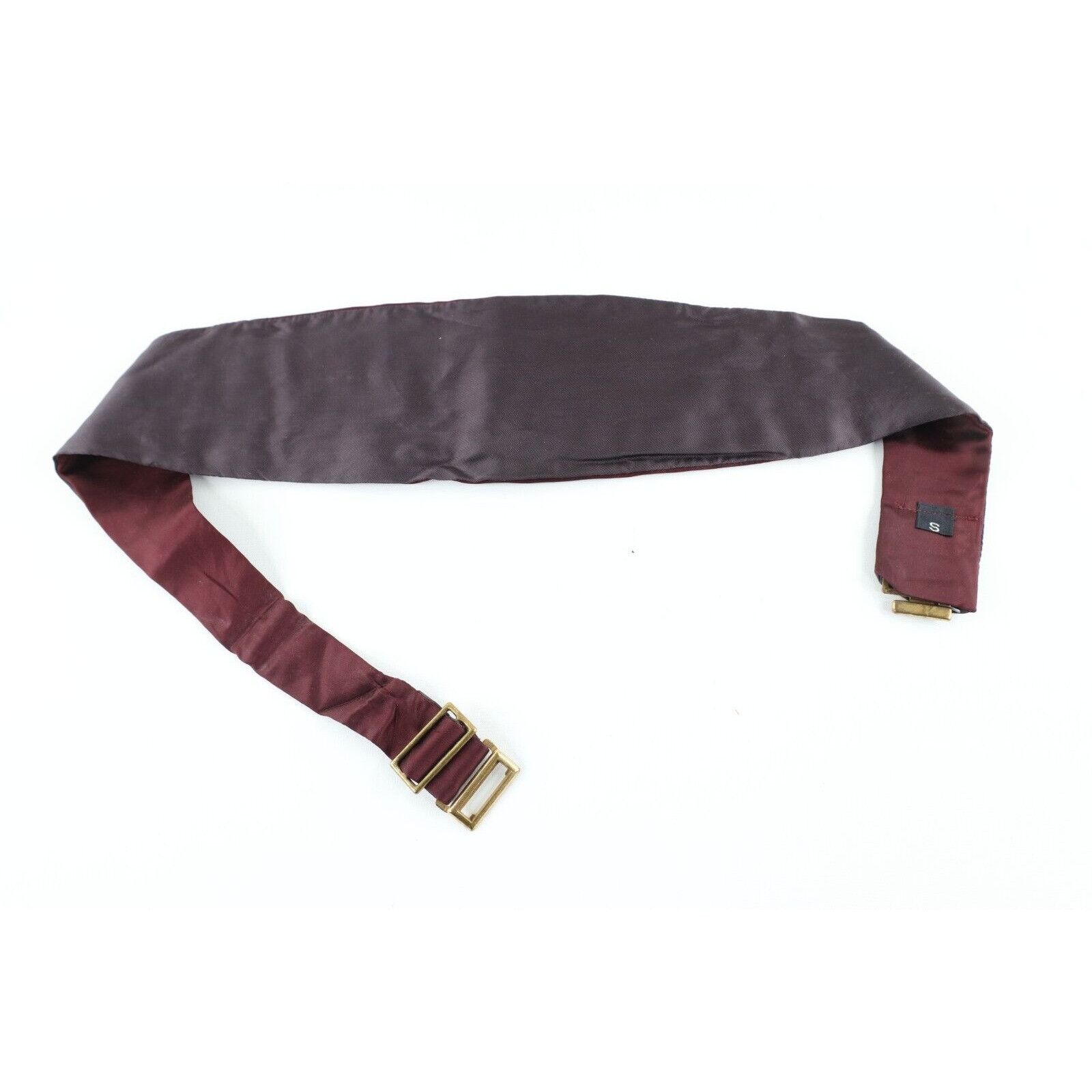 Vintage 1920s Roaring 20s Silk Tuxedo Cummerbund Red