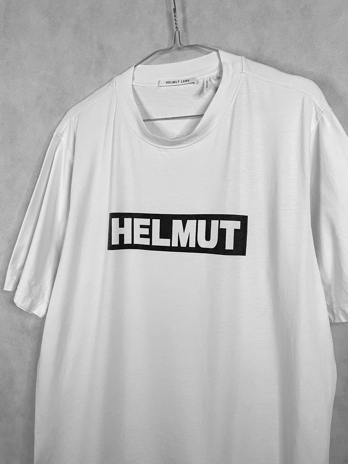 Designer Helmut Lang Big Logo Tee Tees T-shirt short sleeve Size US L / EU 52-54 / 3 - 5 Thumbnail