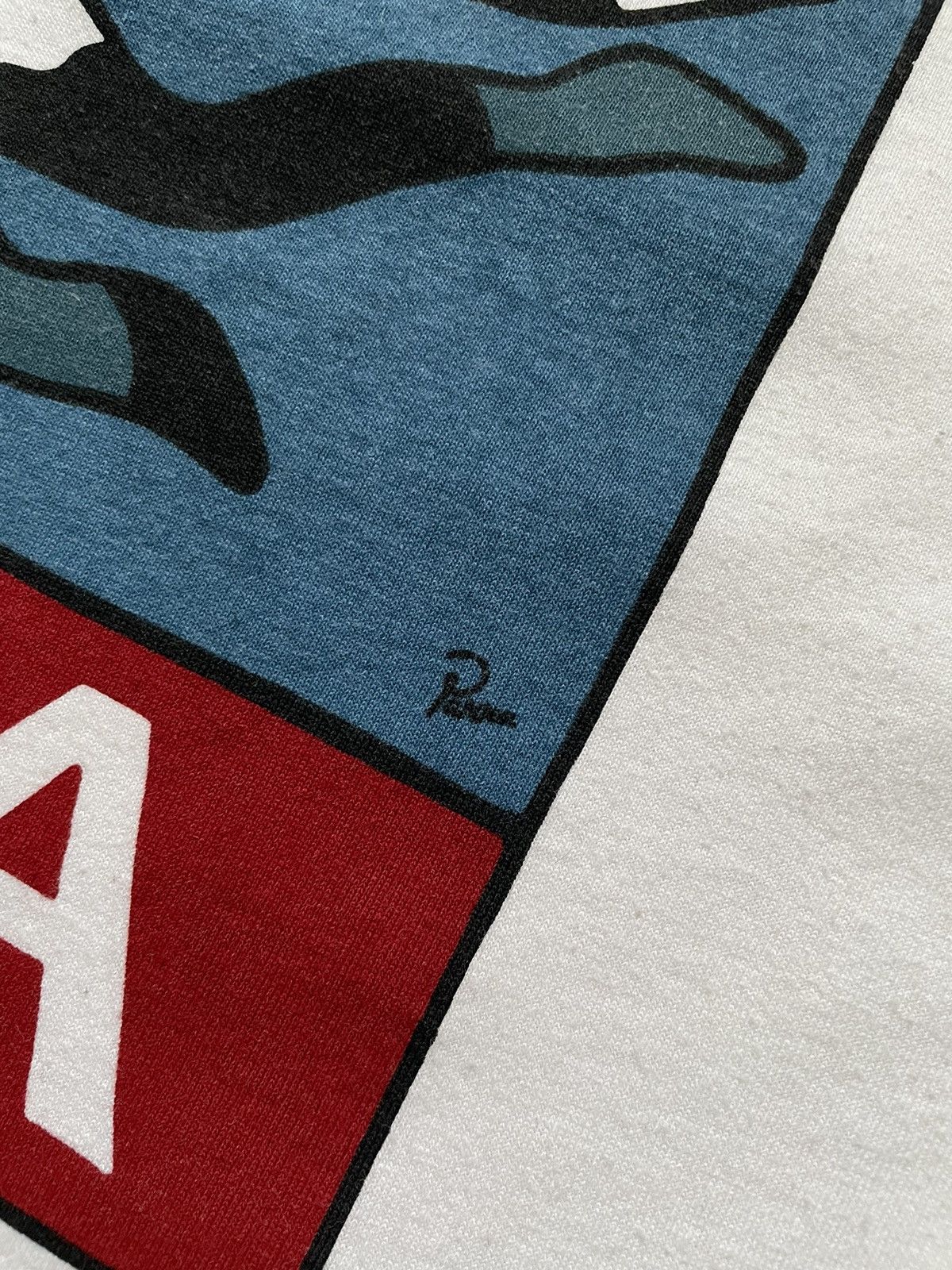 Parra Very Rare Parra Magazine Running Dog Big Logo White Tee Y2K Size US XL / EU 56 / 4 - 4 Thumbnail