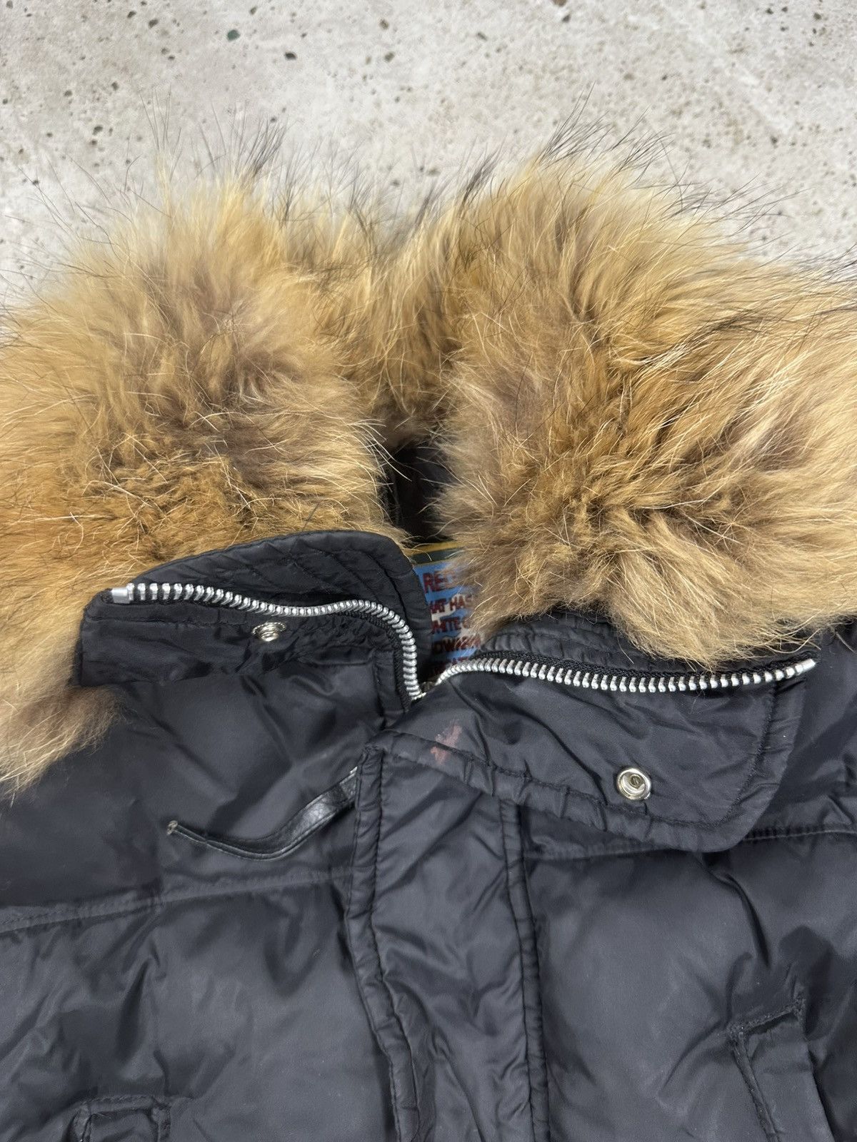 Dsquared2 2000s Dsquared2 Racoon Fur Down Puffer Bomber Jacket Crop Size M / US 6-8 / IT 42-44 - 9 Thumbnail