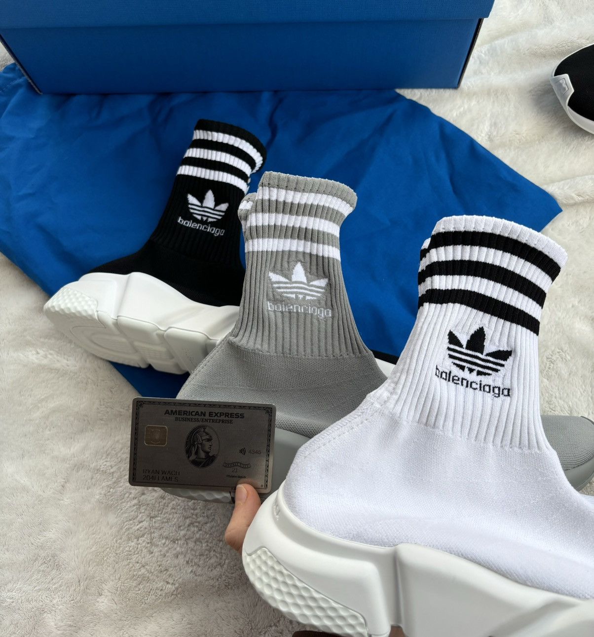 Adidas × Balenciaga Balenciaga x Adidas Grey Speed Runners Size US 11 / EU 44 - 2 Thumbnail