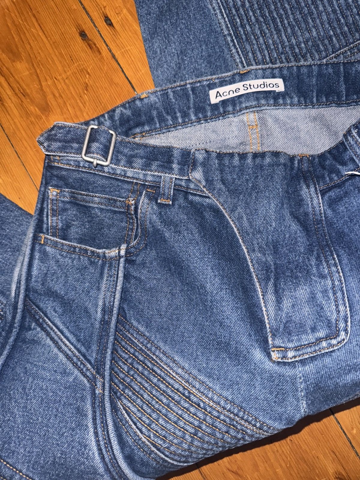 Acne Studios Acne Studios Moto Rider Jeans Size US 30 / EU 46 - 11 Thumbnail