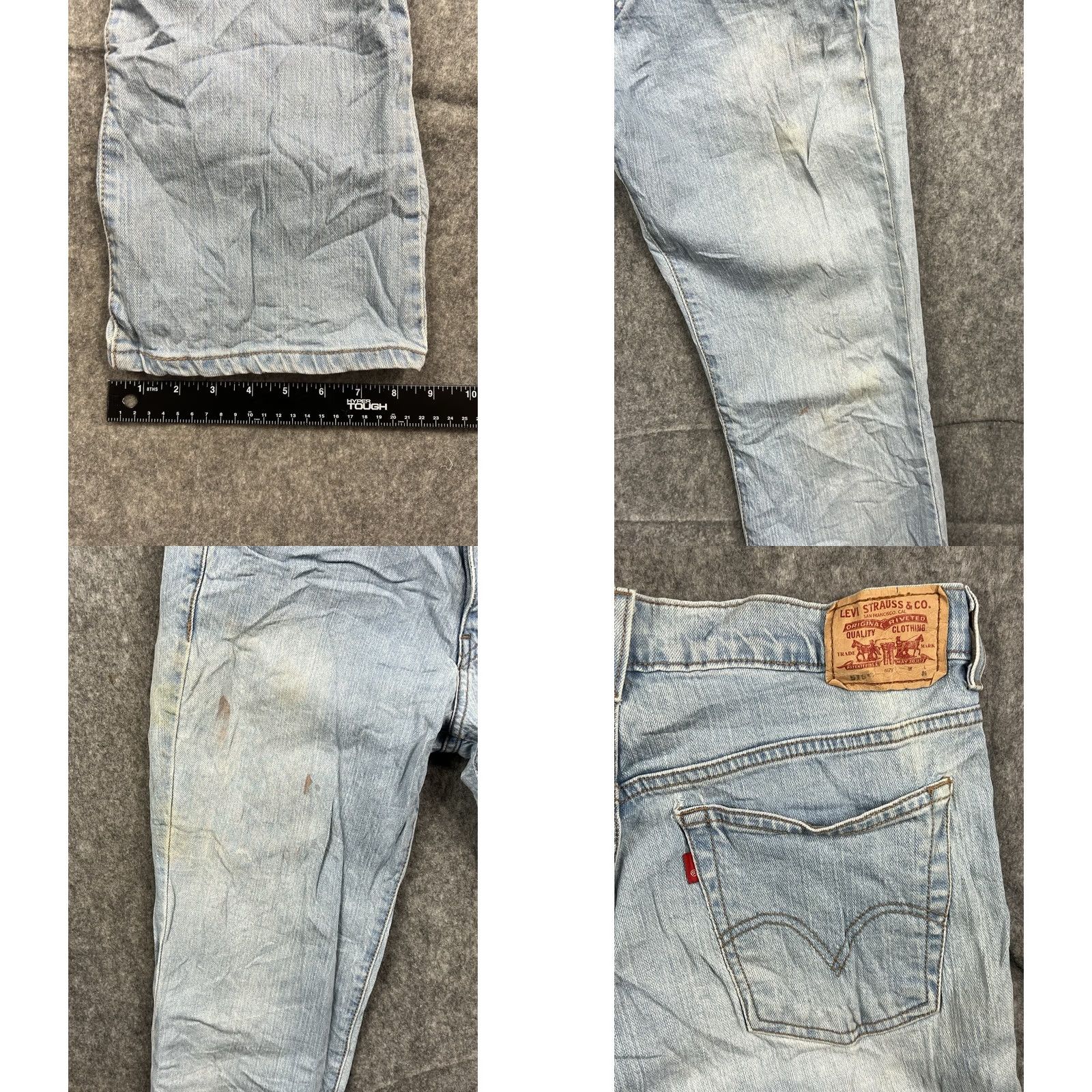 Levi's VINTAGE Levi's 515 Jeans Women's Regular Bootcut Light Wash 29 in Inseam Size 8 Blue Denim Stretch Flare Size 30" / US 8 / IT 44 - 8 Thumbnail