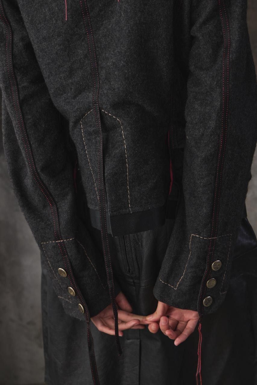 Marithe + Francois Girbaud Marithé + François Girbaud Wool Military Jacket Size M / US 6-8 / IT 42-44 - 6 Thumbnail