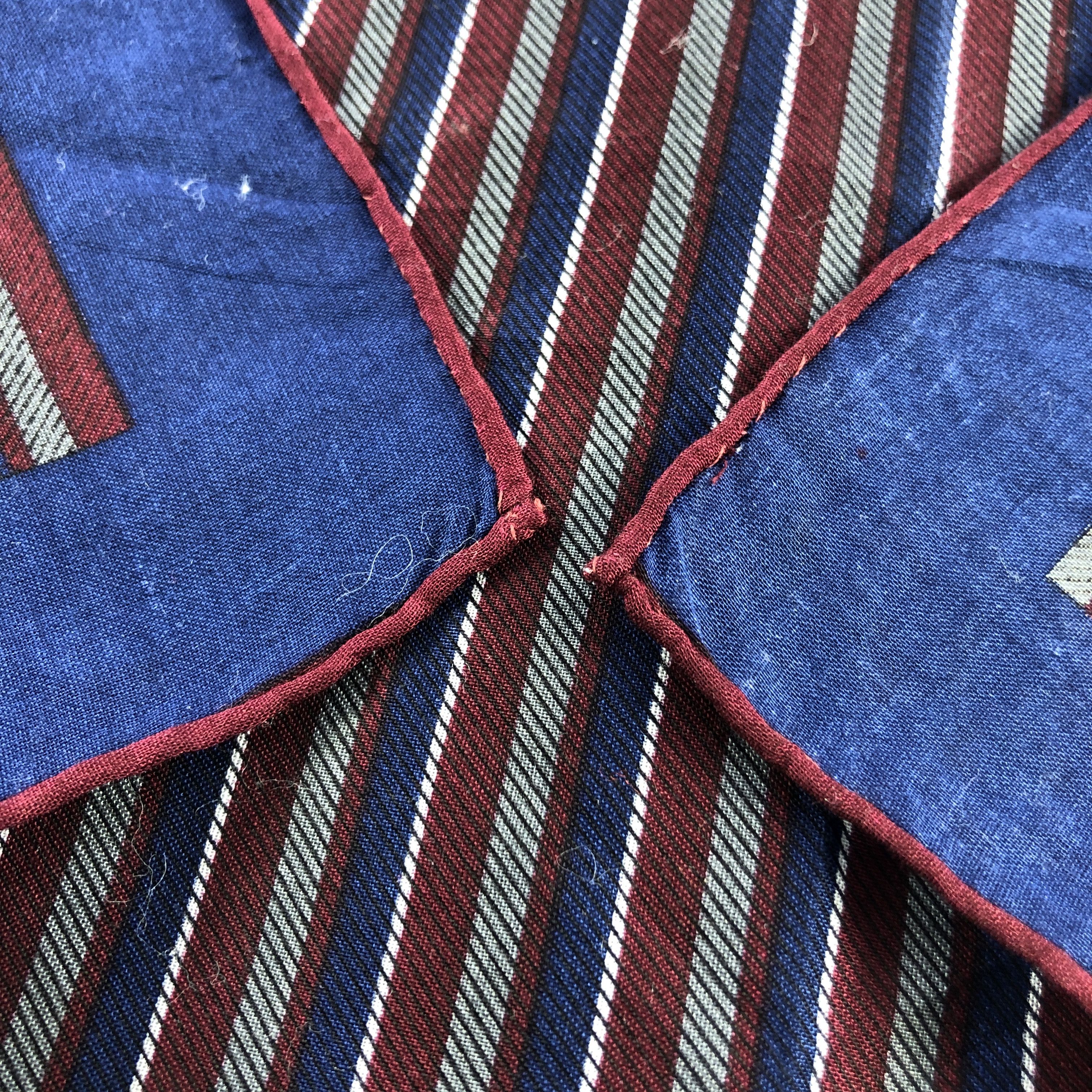 Alfred Dunhill × Vintage Dunhill Handkerchief Neckerchief Bandana H2478 Size ONE SIZE - 5 Thumbnail