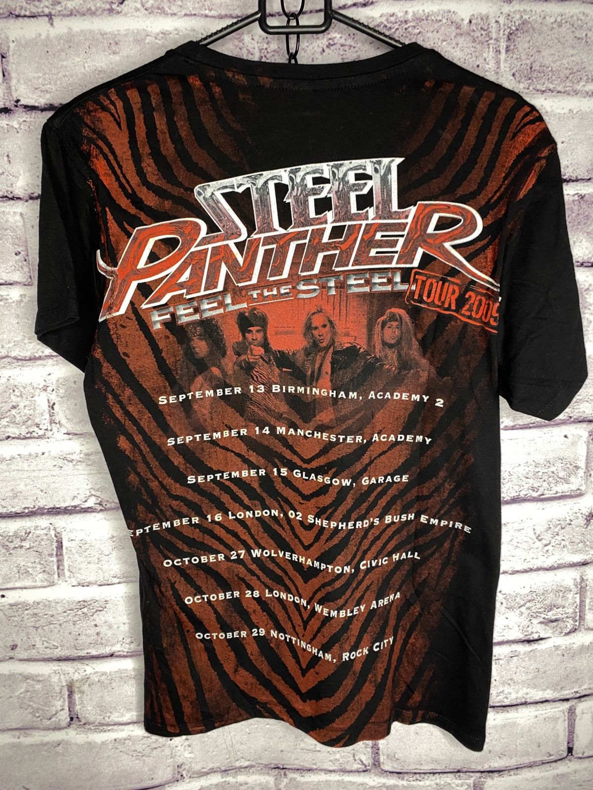 Band Tees Men's Vintage O0s Steel Panters Feel The Steel Tour Tee Size US S / EU 44-46 / 1 - 12 Thumbnail