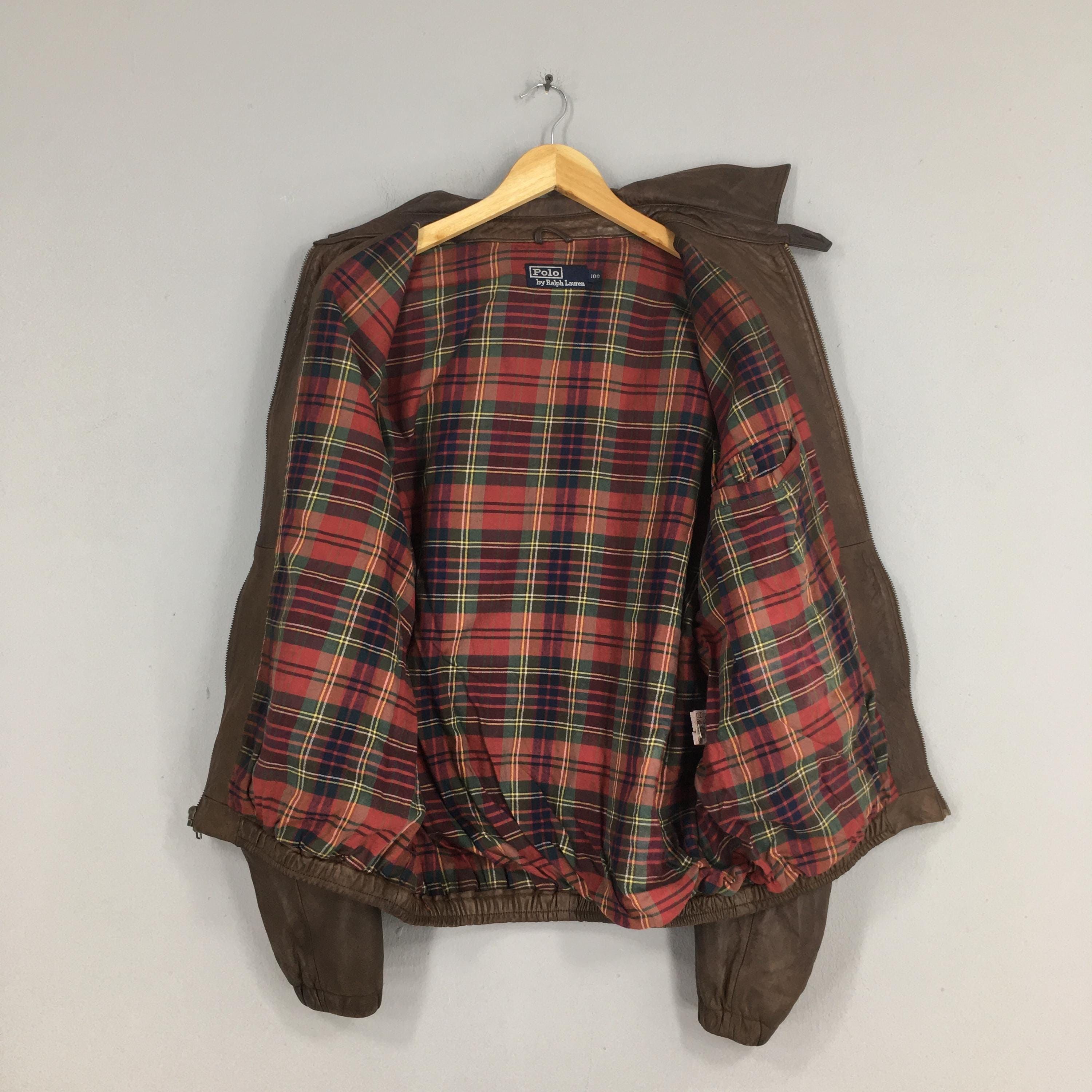 Polo Ralph Lauren Vintage Polo Ralph Lauren Leather Jacket Large Size US L / EU 52-54 / 3 - 5 Thumbnail