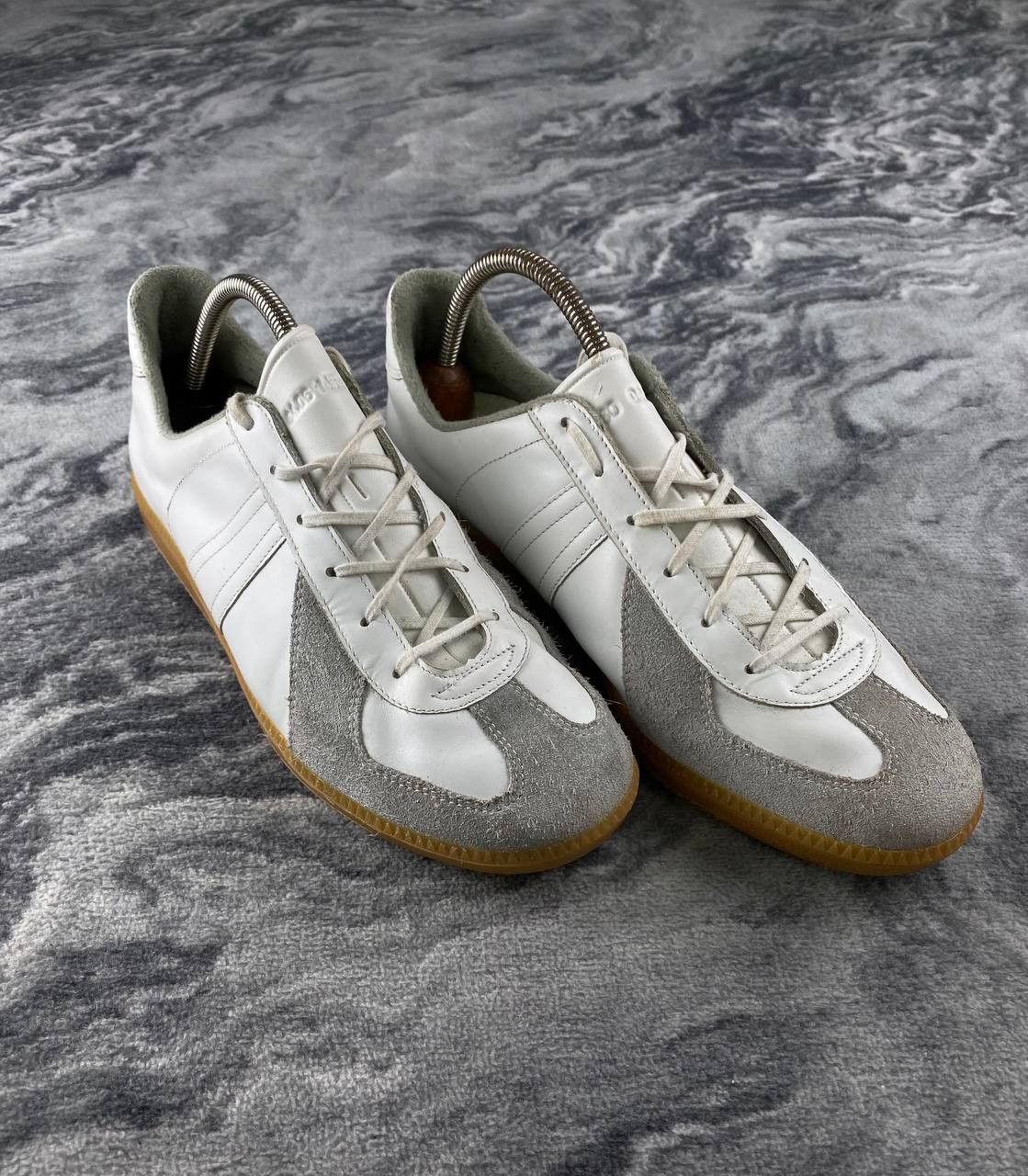 Vintage GAT BW Sport Army Trainer Bundeswehr Shoes Leather Sneakers Size US 10.5 / EU 43-44 - 1 Thumbnail