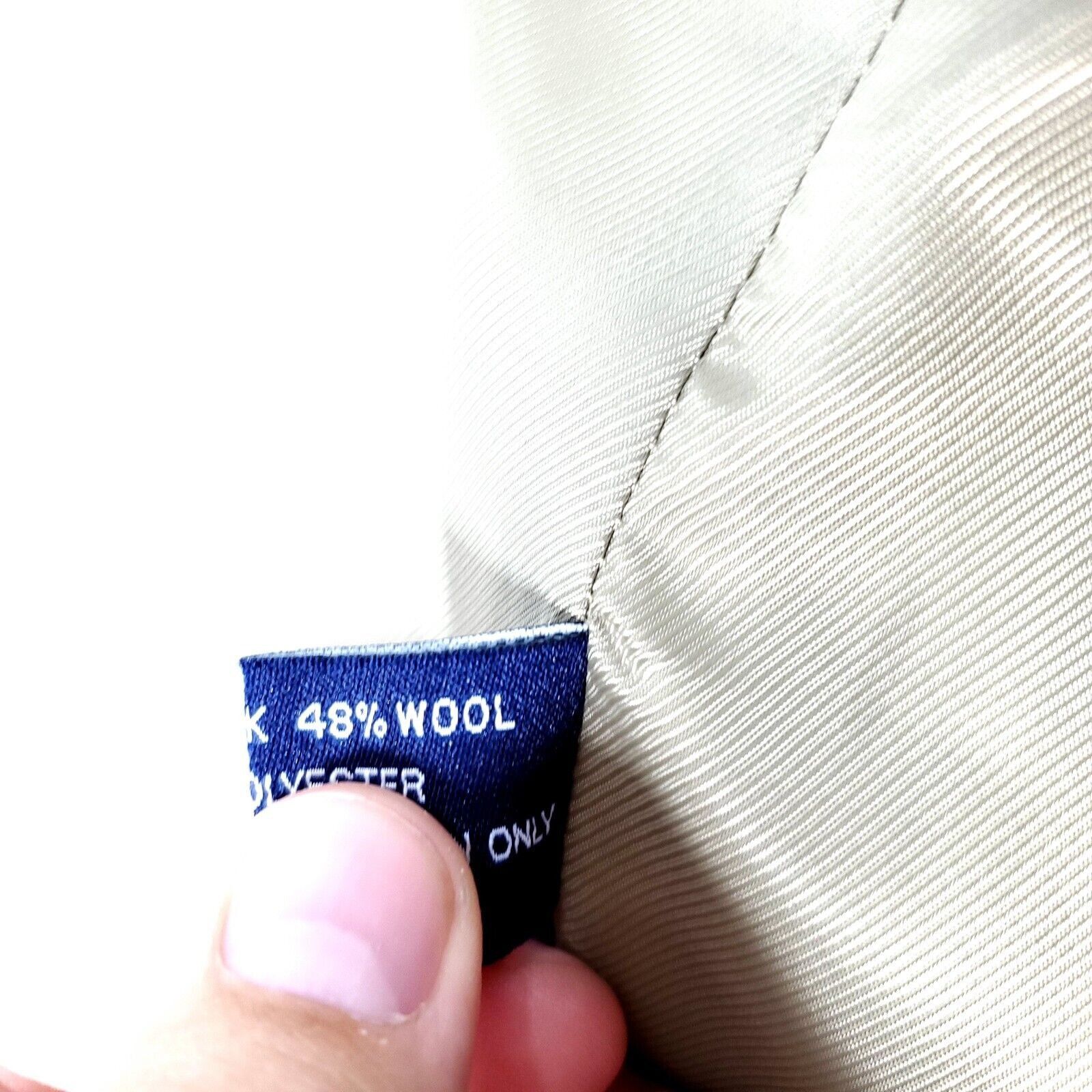Ralph Lauren Chaps Ralph Lauren Silk Tool 2 Button Sport Coat 48L Blue Br Size 48L - 8 Thumbnail