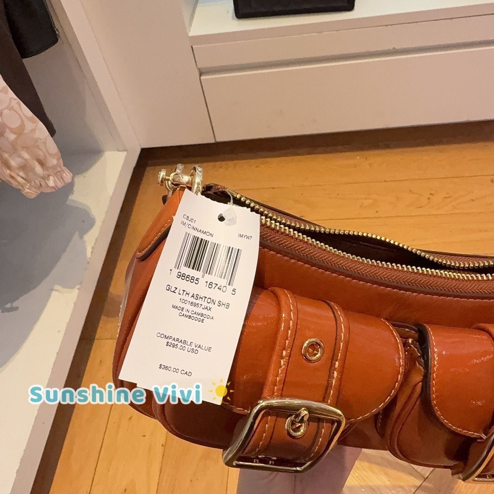 Coach NWT COACH Ashton 2way Shoulder Bag CBJ01 leather IM/CINNAMON Size ONE SIZE - 2 Thumbnail