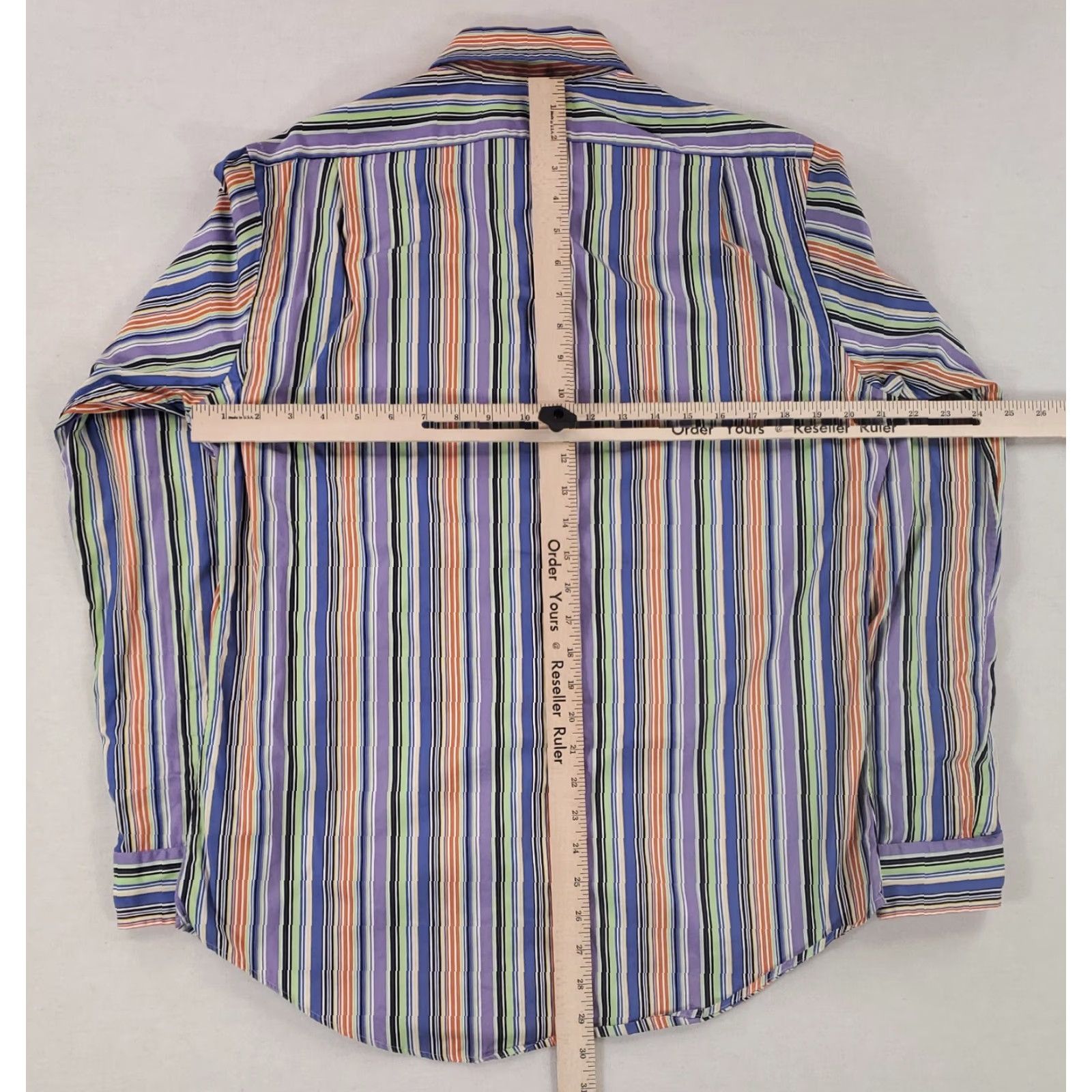 Polo Ralph Lauren Polo Ralph Lauren Westerton Striped Long Sleeve Shirt Mens M Multicolor Custom Fit Vertical Button-Up Size US M / EU 48-50 / 2 - 5 Thumbnail