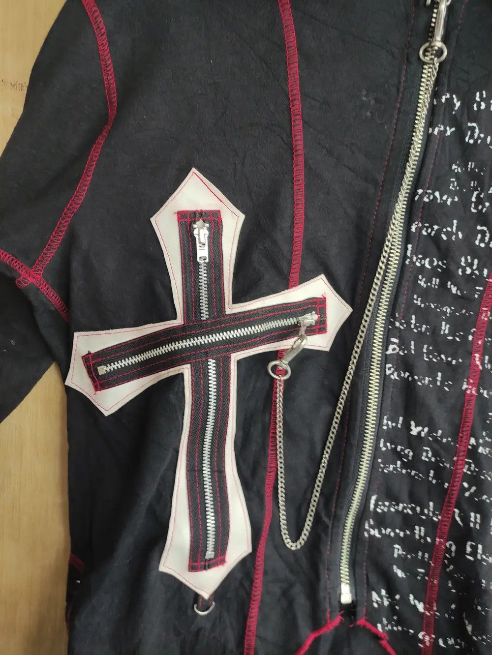 If Six Was Nine RIGHT ANARCHY KEYSTATION BUNNY HOODIE BONDAGE PUNK Size M / US 6-8 / IT 42-44 - 2 Thumbnail