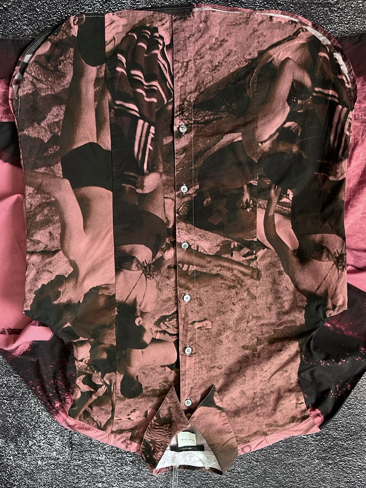 Paul Smith Rare Paul Smith Summer Beach Photo Overall Print Shirt Size US S / EU 44-46 / 1 - 3 Thumbnail