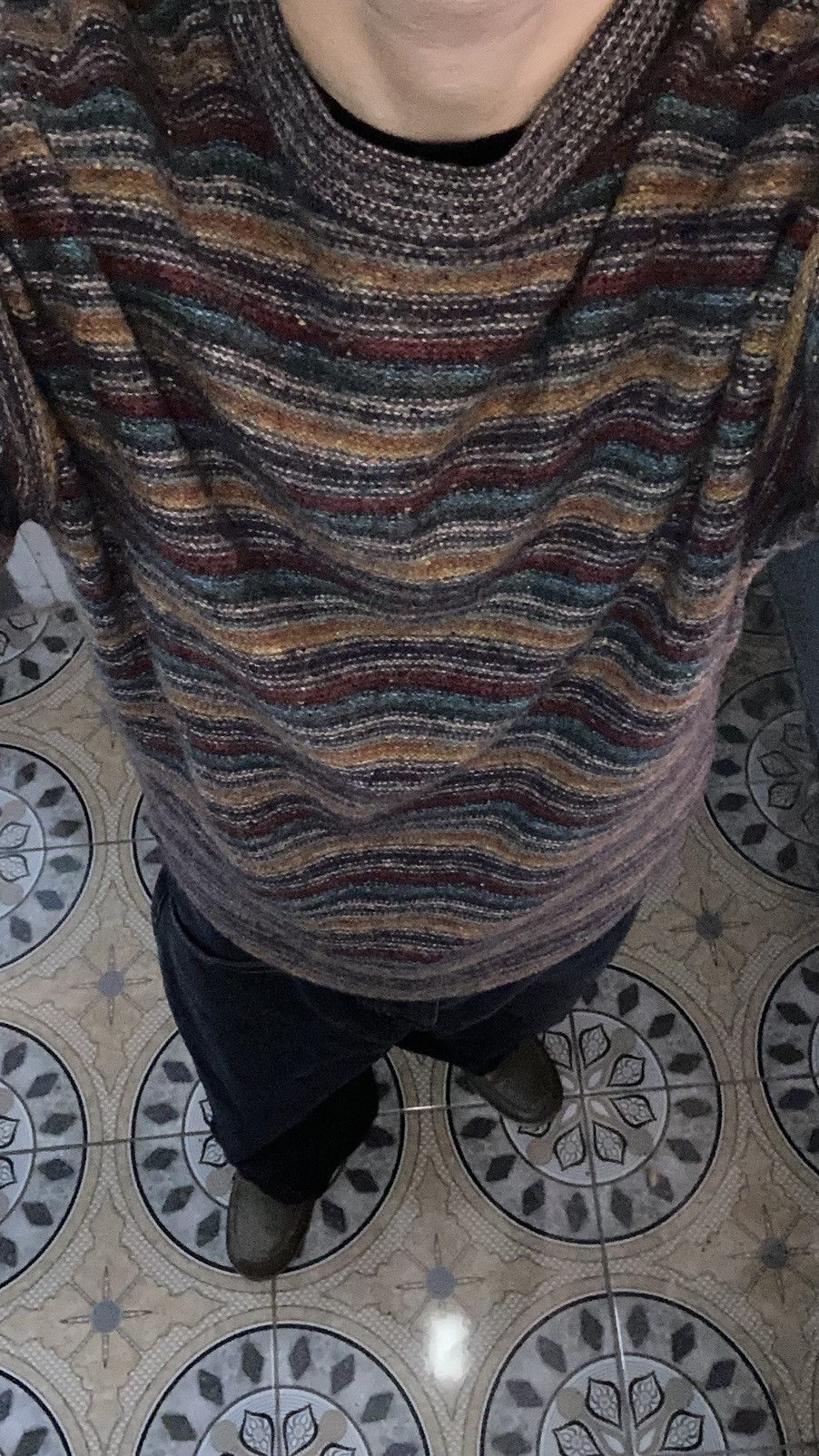 UNIONBAY Vintage 90s UNIONBAY Gradation Knit Sweater Coogi Style. Size US M / EU 48-50 / 2 - 12 Thumbnail