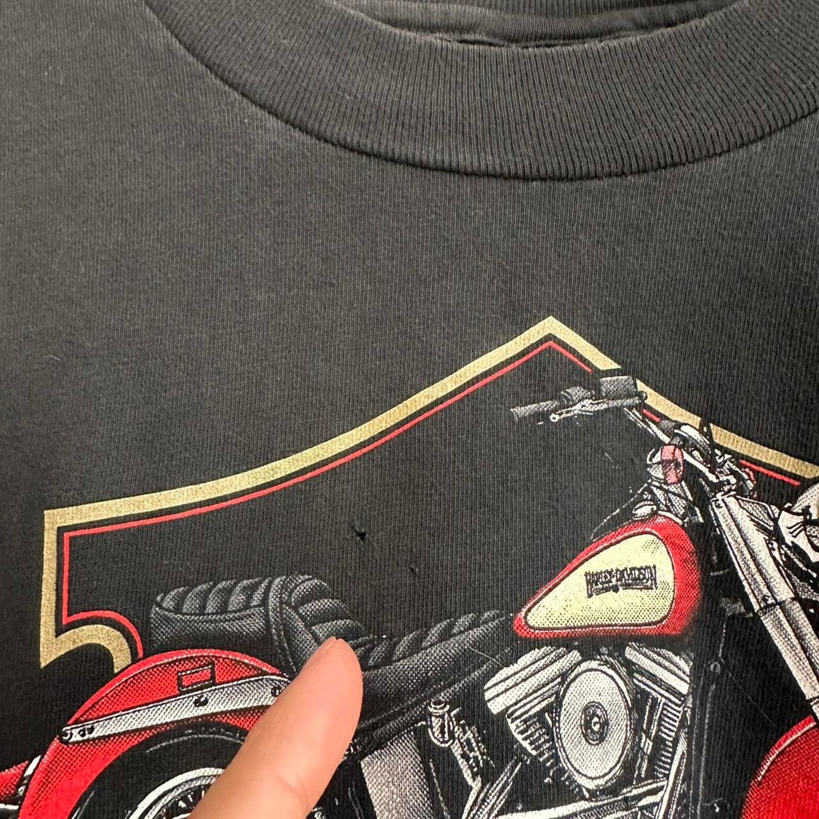Harley Davidson × Vintage Vintage 1996 Harley Davidson Shirt Size US XL / EU 56 / 4 - 3 Thumbnail