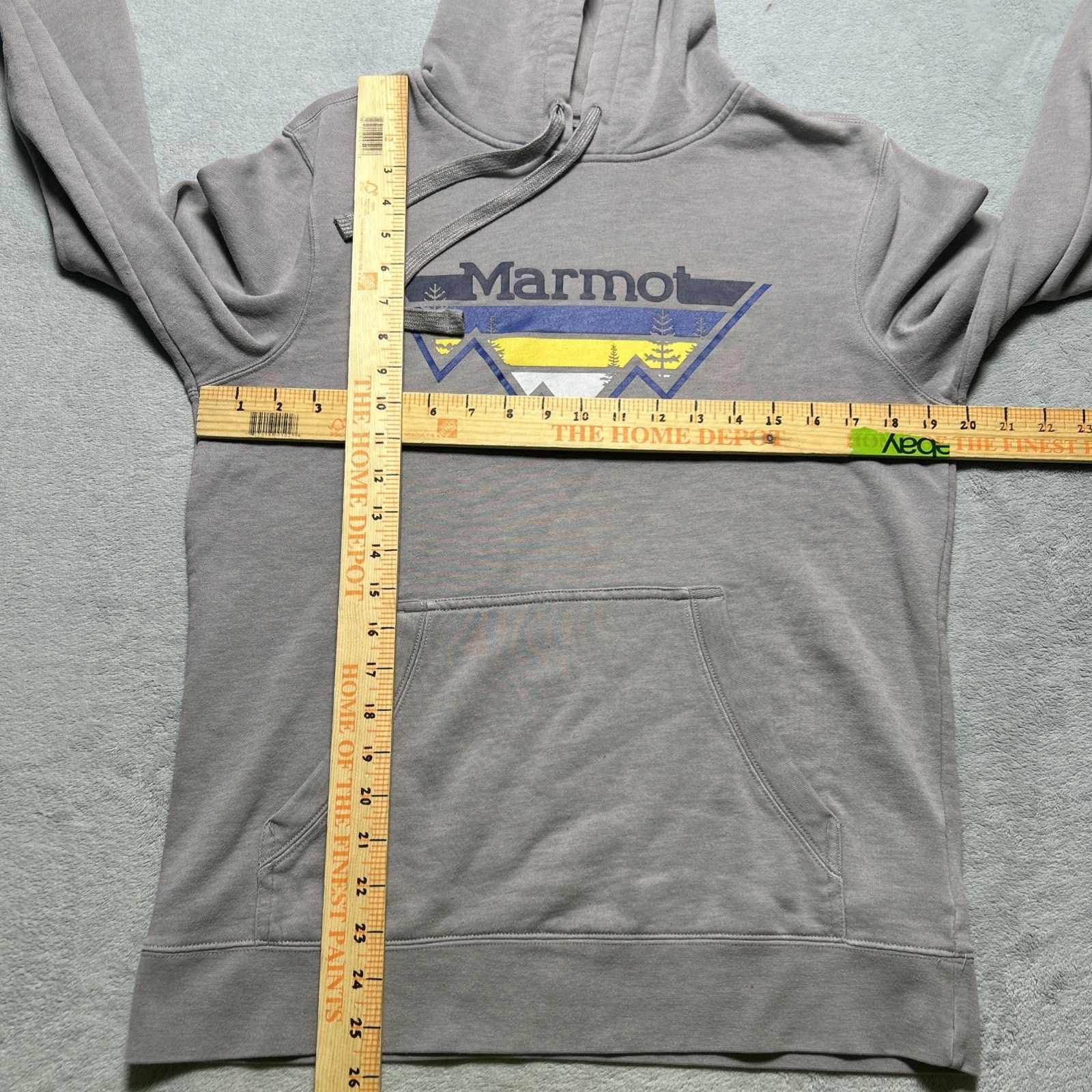 Marmot Marmot Hoodie Mens Small Hoody Mountain Pullover Gray Gym Size US S / EU 44-46 / 1 - 4 Thumbnail