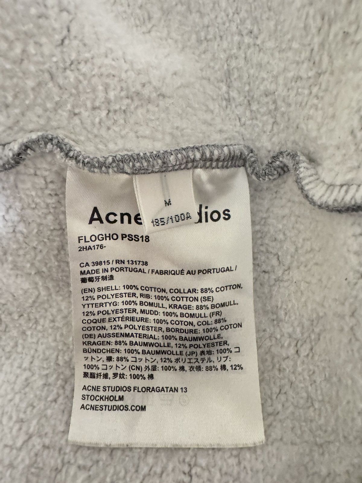 Acne Studios × Other Acne Studios SS18 Flogho Neck Logo Sweater Size US M / EU 48-50 / 2 - 5 Thumbnail