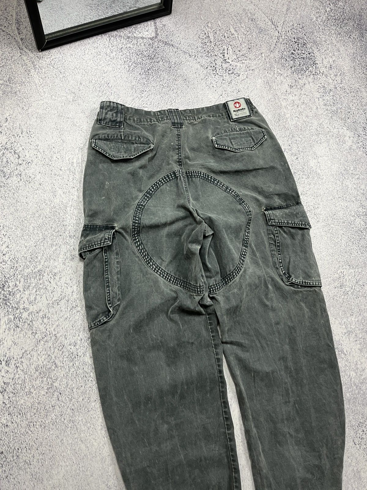 Japanese Brand × Vintage Murphy & Nye Distressed Work Cargo Baggy Pants Avant Garde Size US 36 / EU 52 - 19 Thumbnail