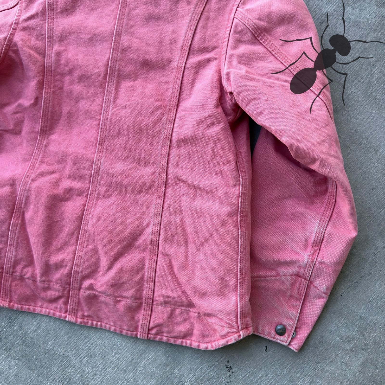 Carhartt × Vintage Carhartt WOMENS WJ022 SBT pink arctic work wear jacket Size US S / EU 44-46 / 1 - 8 Thumbnail