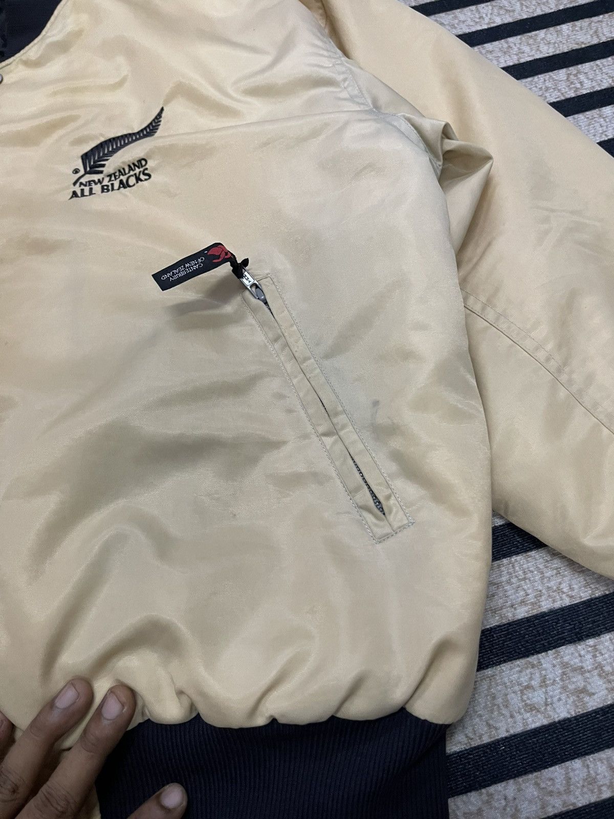 Canterbury of New Zealand 90s CANTERBURY OF NEW ZEALAND ALL BLACK STEINLAGER BOMBER Size US XL / EU 56 / 4 - 9 Thumbnail