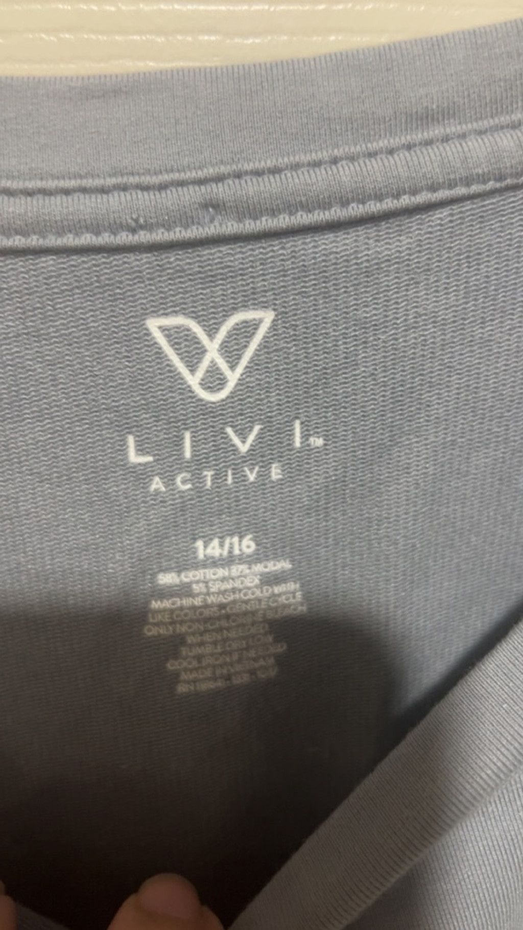 Other Women's LIVI Active Blue Tunic Top Plus Size 14 Size M / US 6-8 / IT 42-44 - 3 Thumbnail