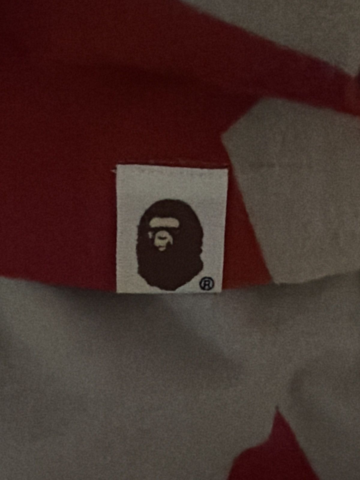 Bape Vintage 2008 bape sta red and grey work shirt Size US M / EU 48-50 / 2 - 4 Thumbnail