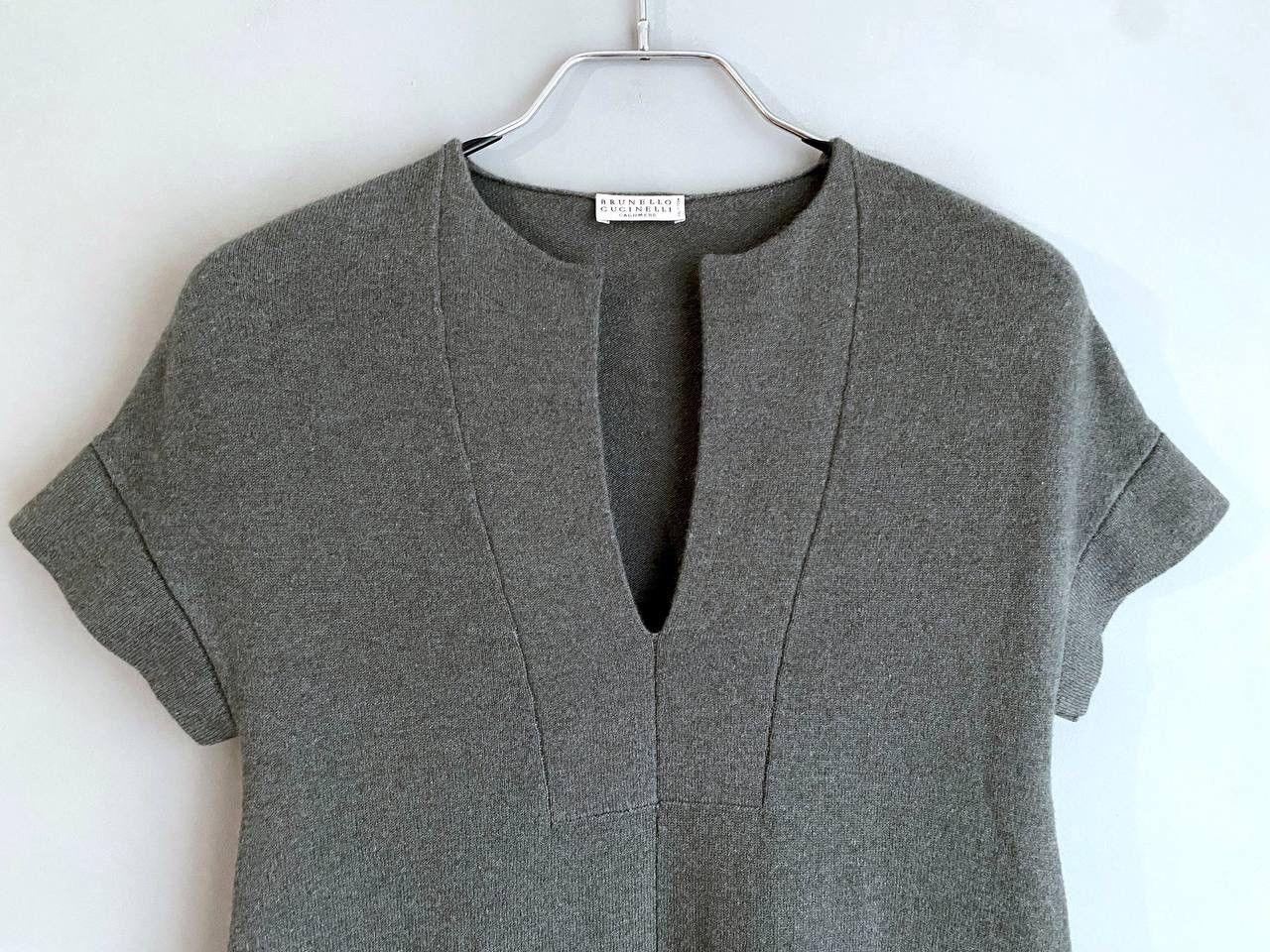 Brunello Cucinelli × Designer Brunello Cucinelli Women's Cashemere Knitted Dress Made in Italy, Size S Size S / US 4 / IT 40 - 4 Thumbnail